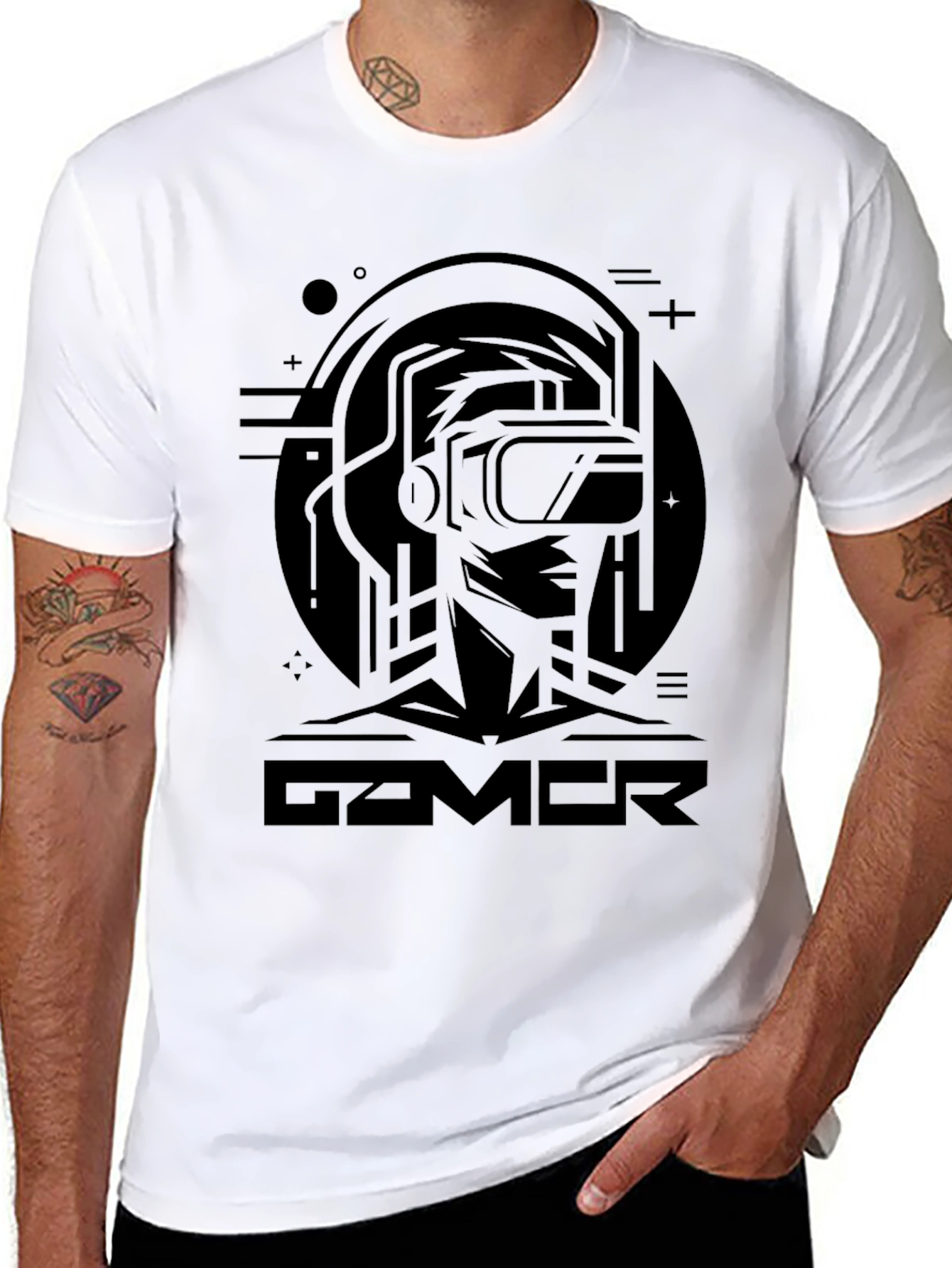 Gamer VR Headset T-Shirt - Cool Graphic Tee
