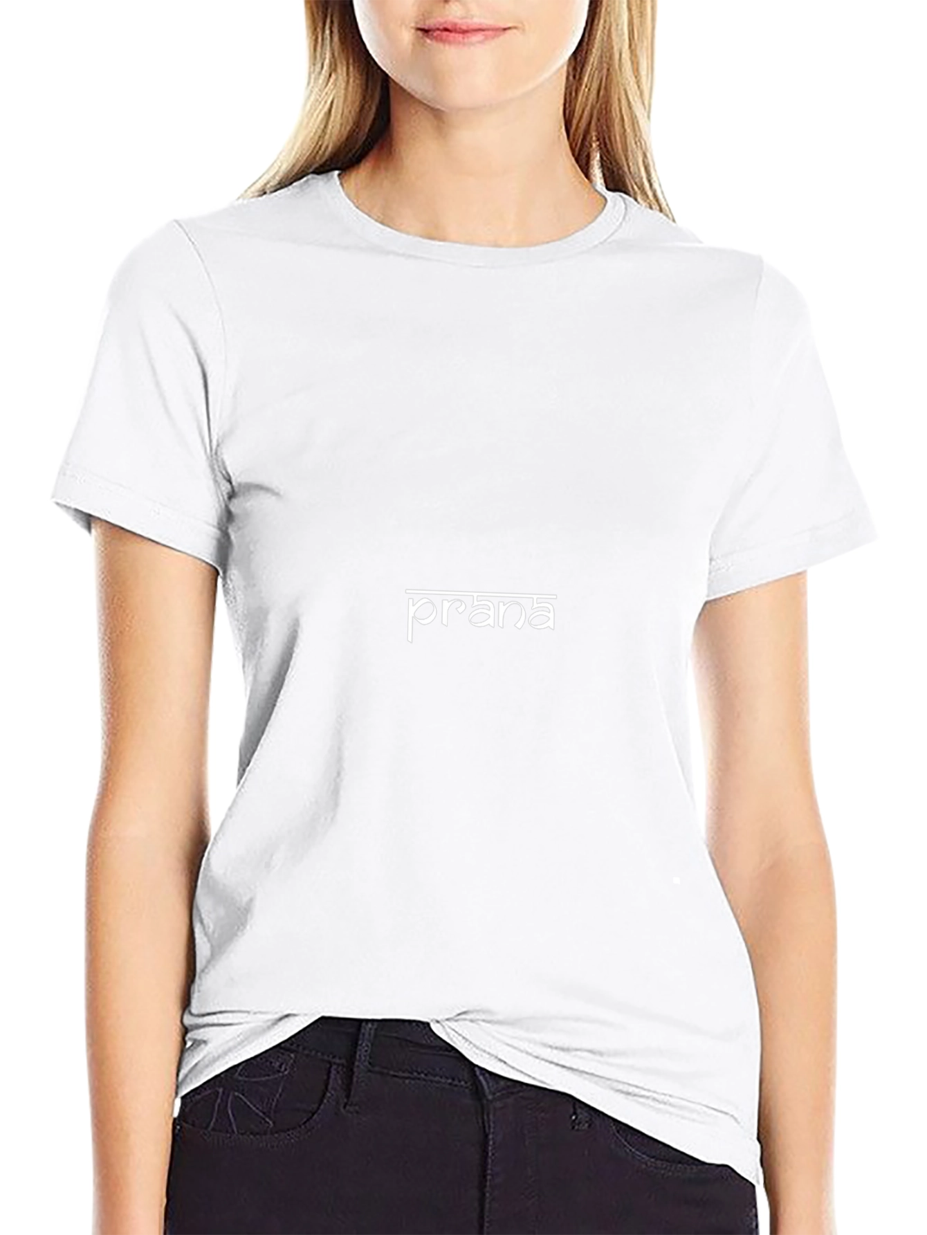 Prana Graphic Tee - Stylish Black Casual Wear