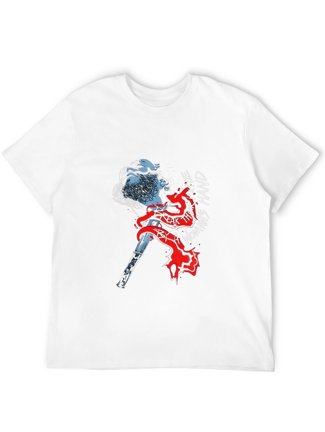 Graphic Print Black T-Shirt - Norse Viking Axe