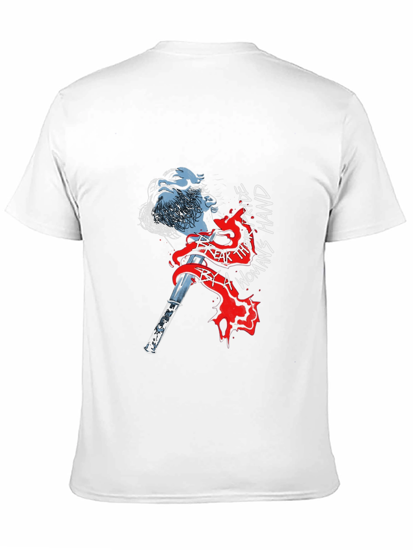Graphic Print Black T-Shirt - Norse Viking Axe