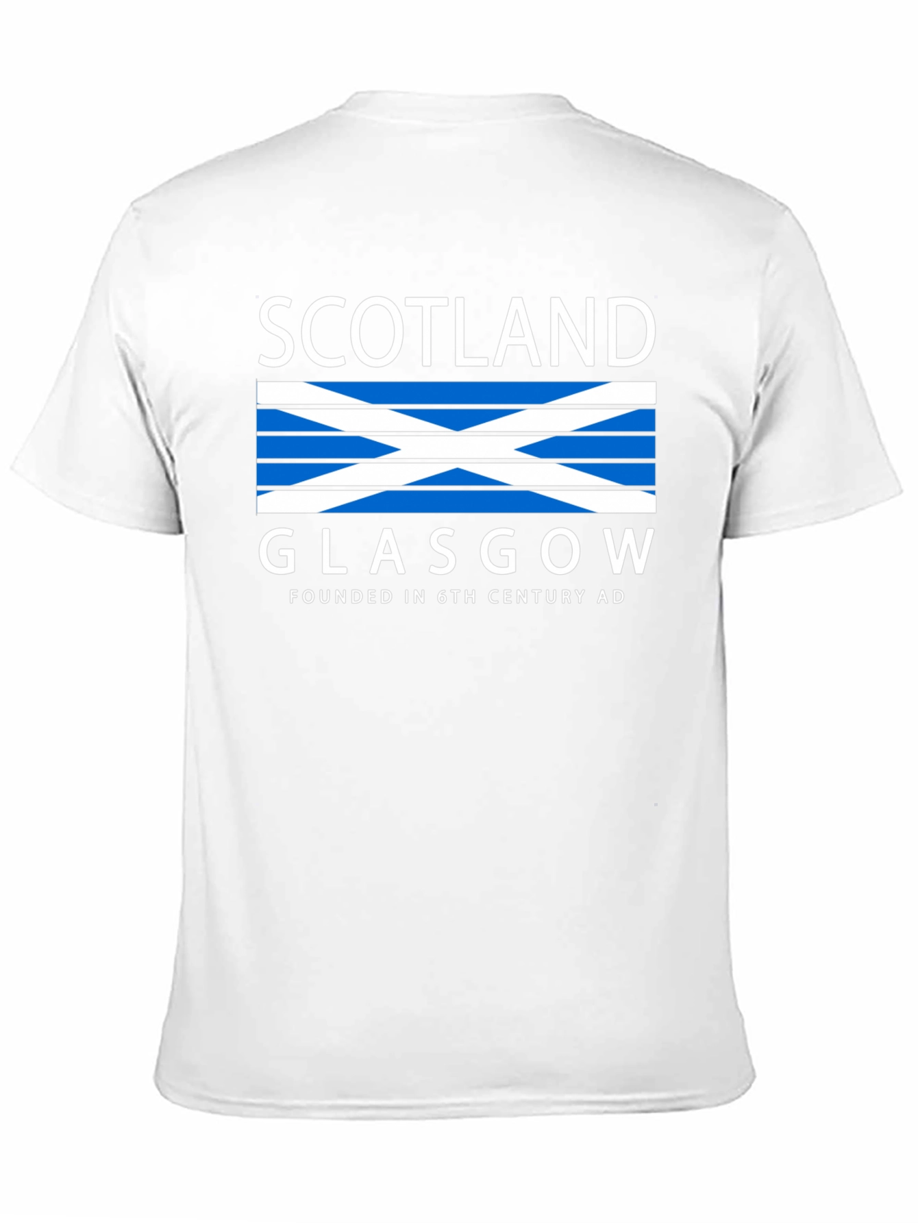 Scotland Glasgow Graphic Tee - Black