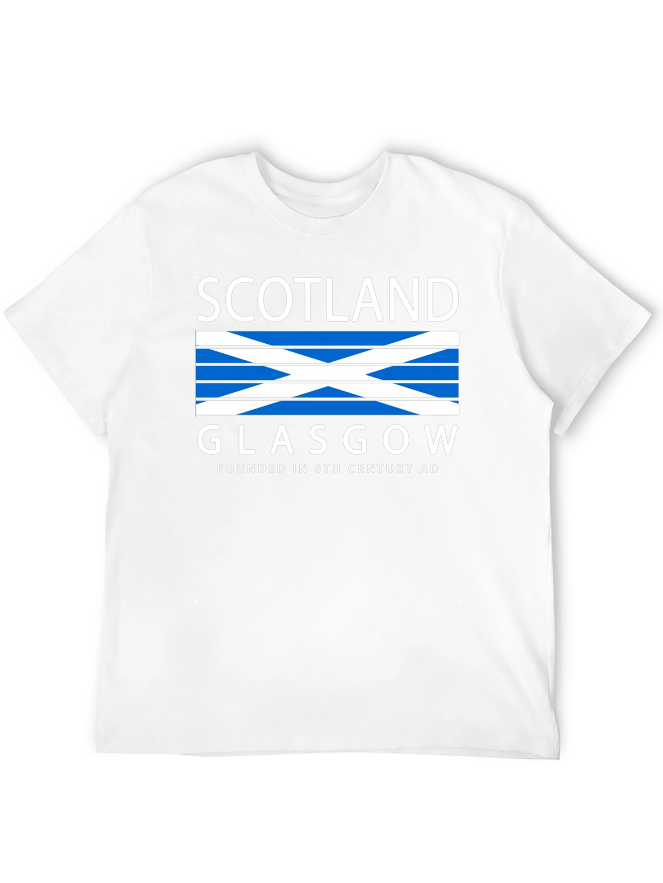Scotland Glasgow Graphic Tee - Black