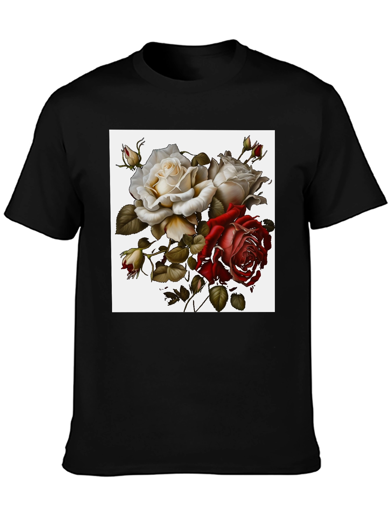 Floral Roses Graphic Tee