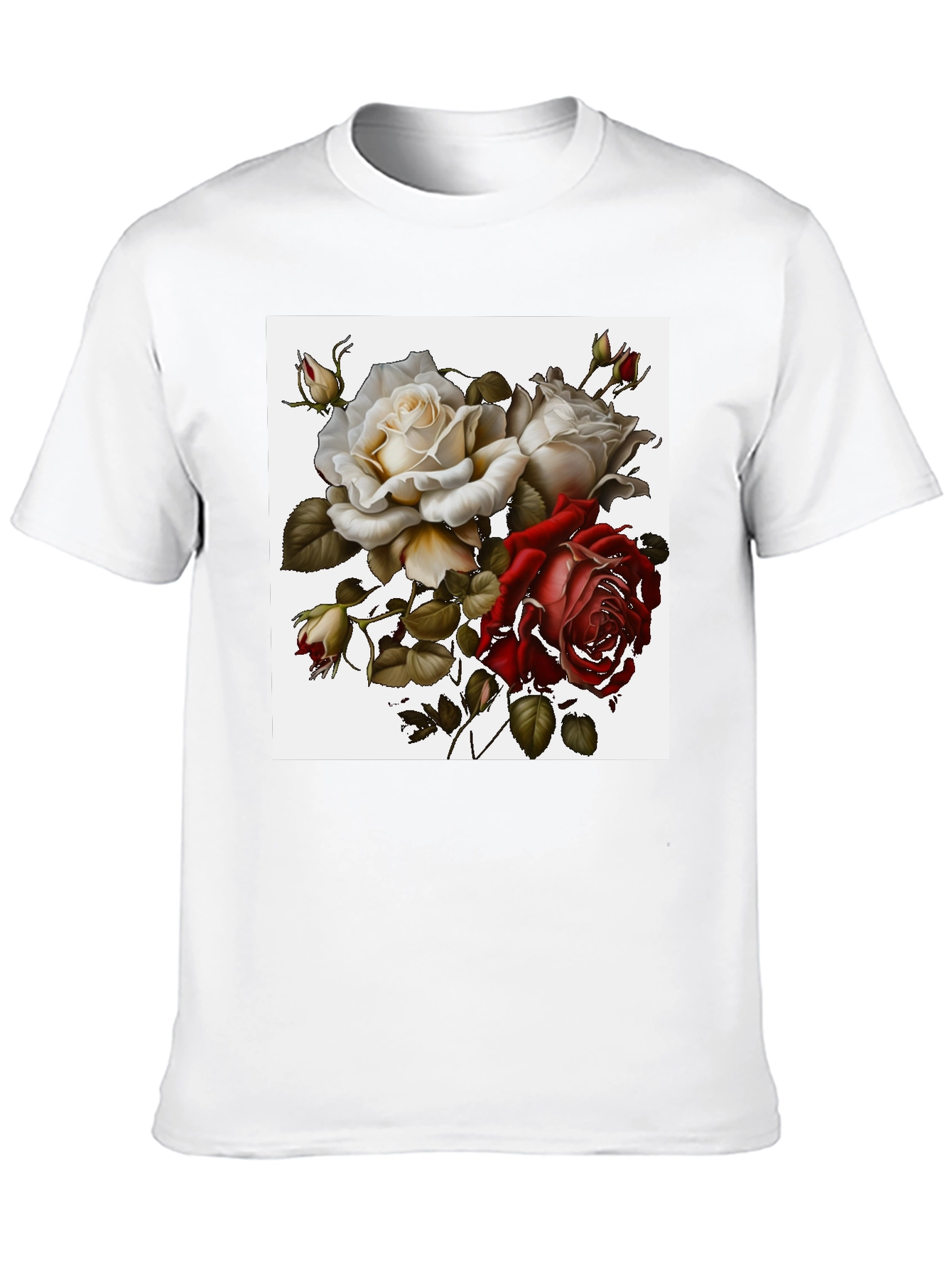 Floral Roses Graphic Tee