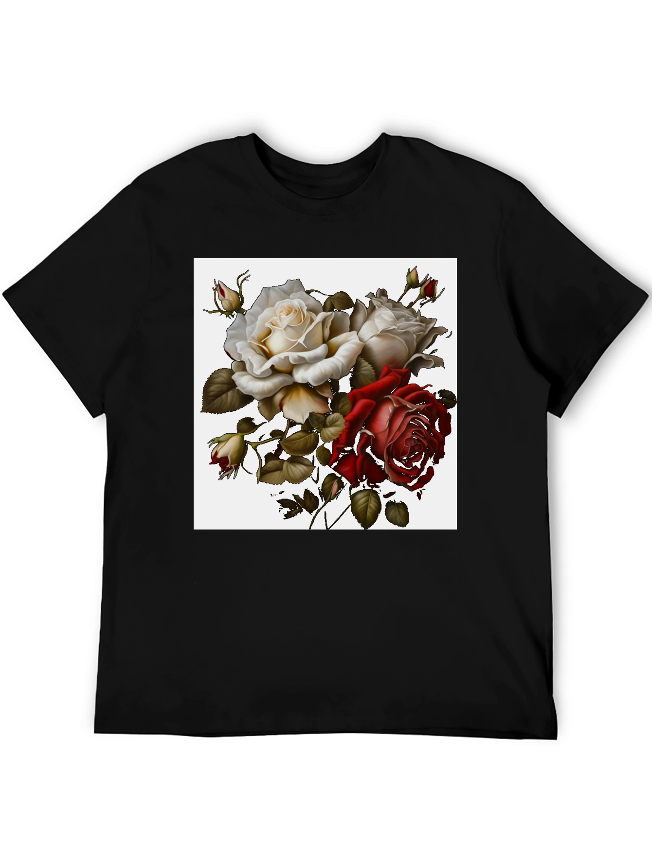 Floral Roses Graphic Tee