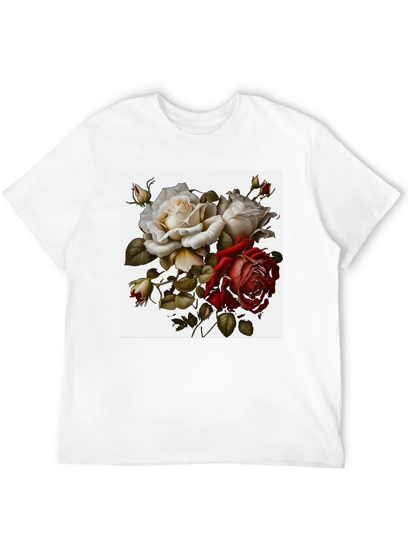Floral Roses Graphic Tee