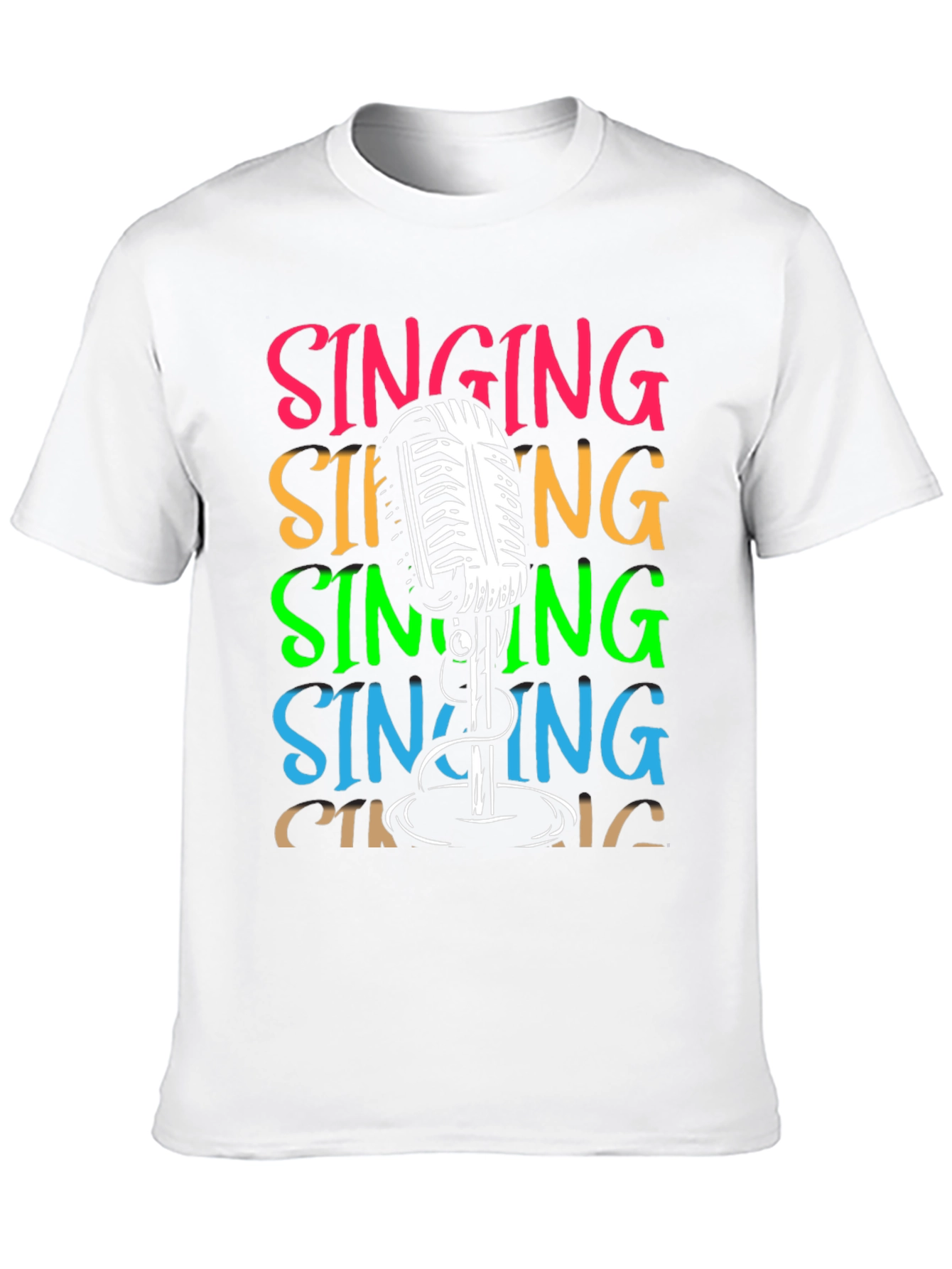Singing Microphone Graphic Tee