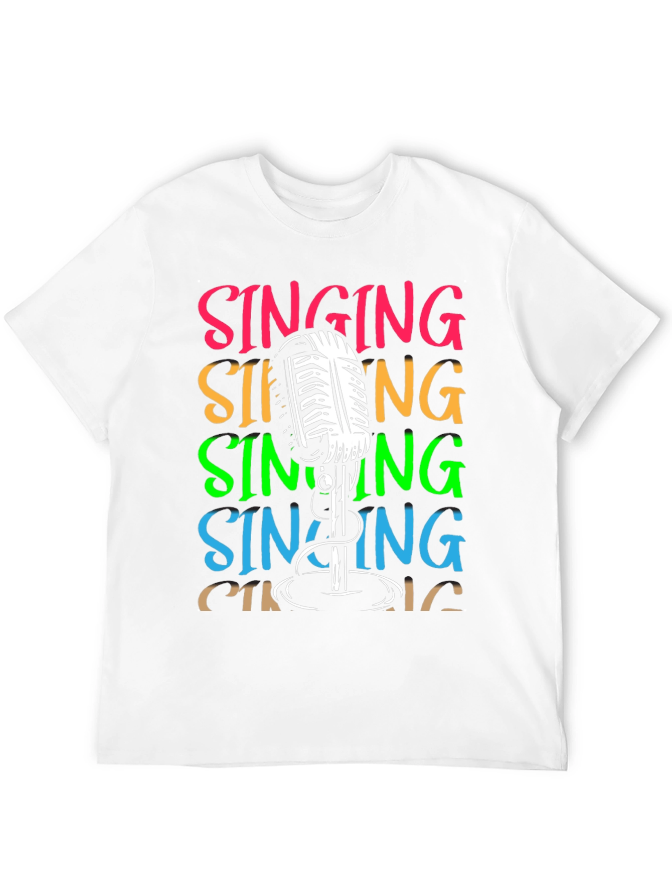 Singing Microphone Graphic Tee