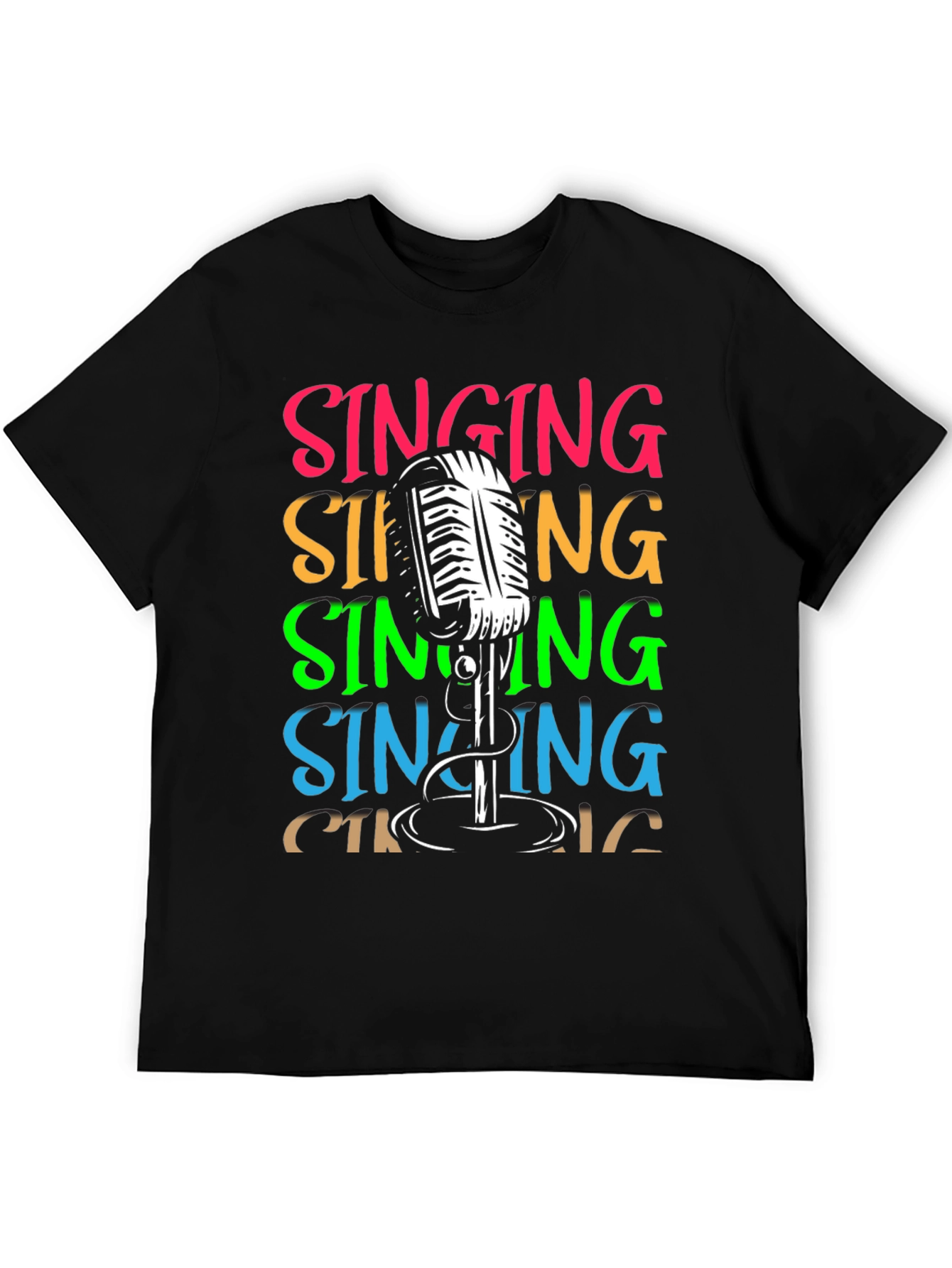 Singing Microphone Graphic Tee