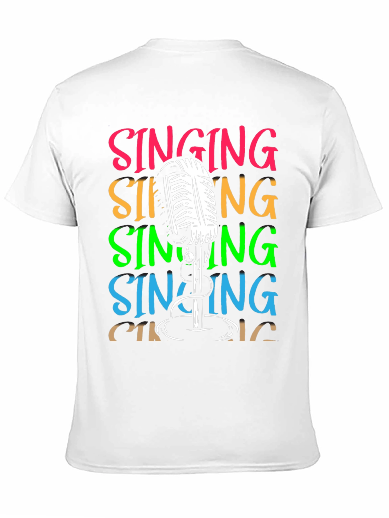 Singing Microphone Graphic Tee