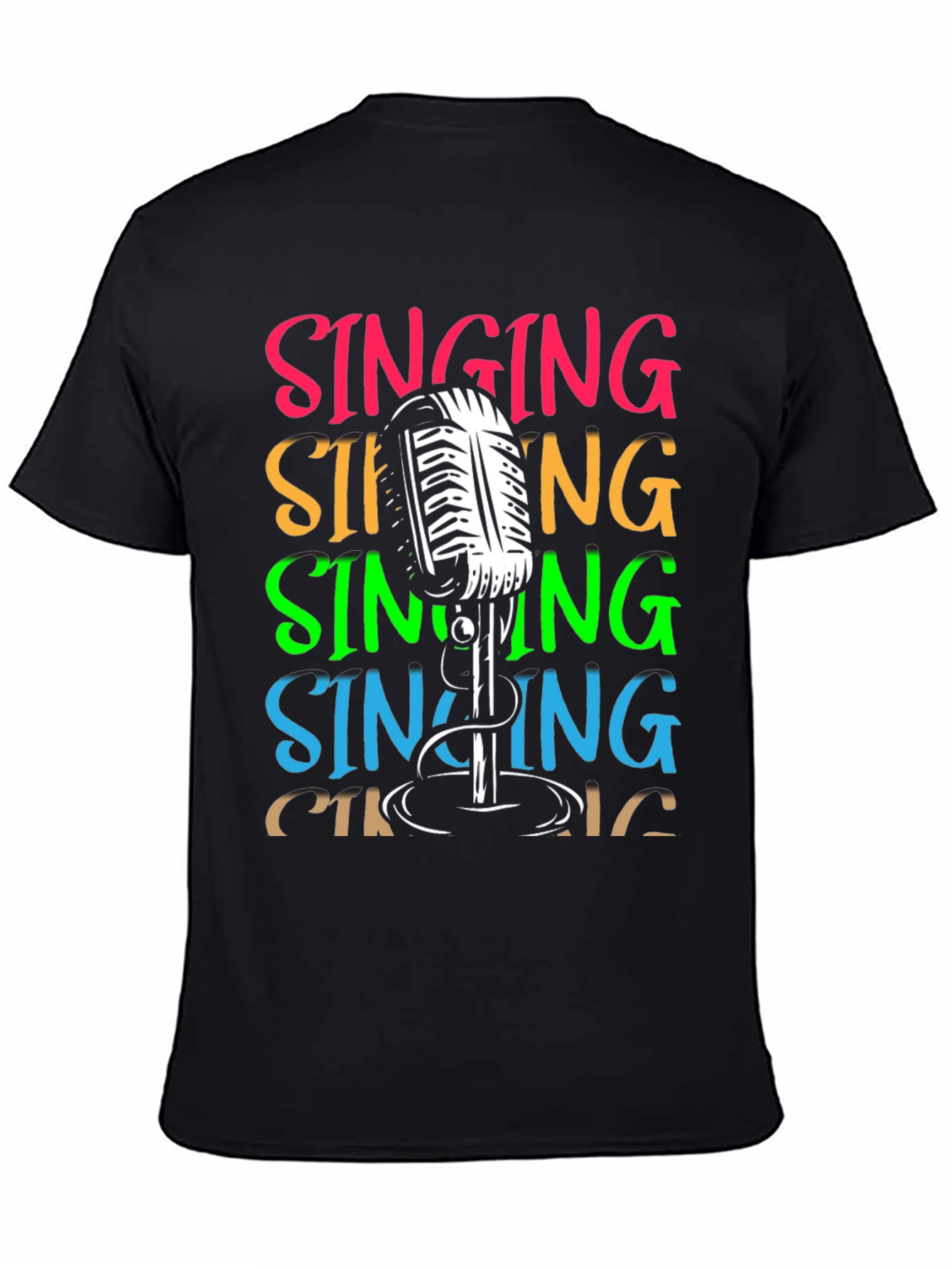 Singing Microphone Graphic Tee
