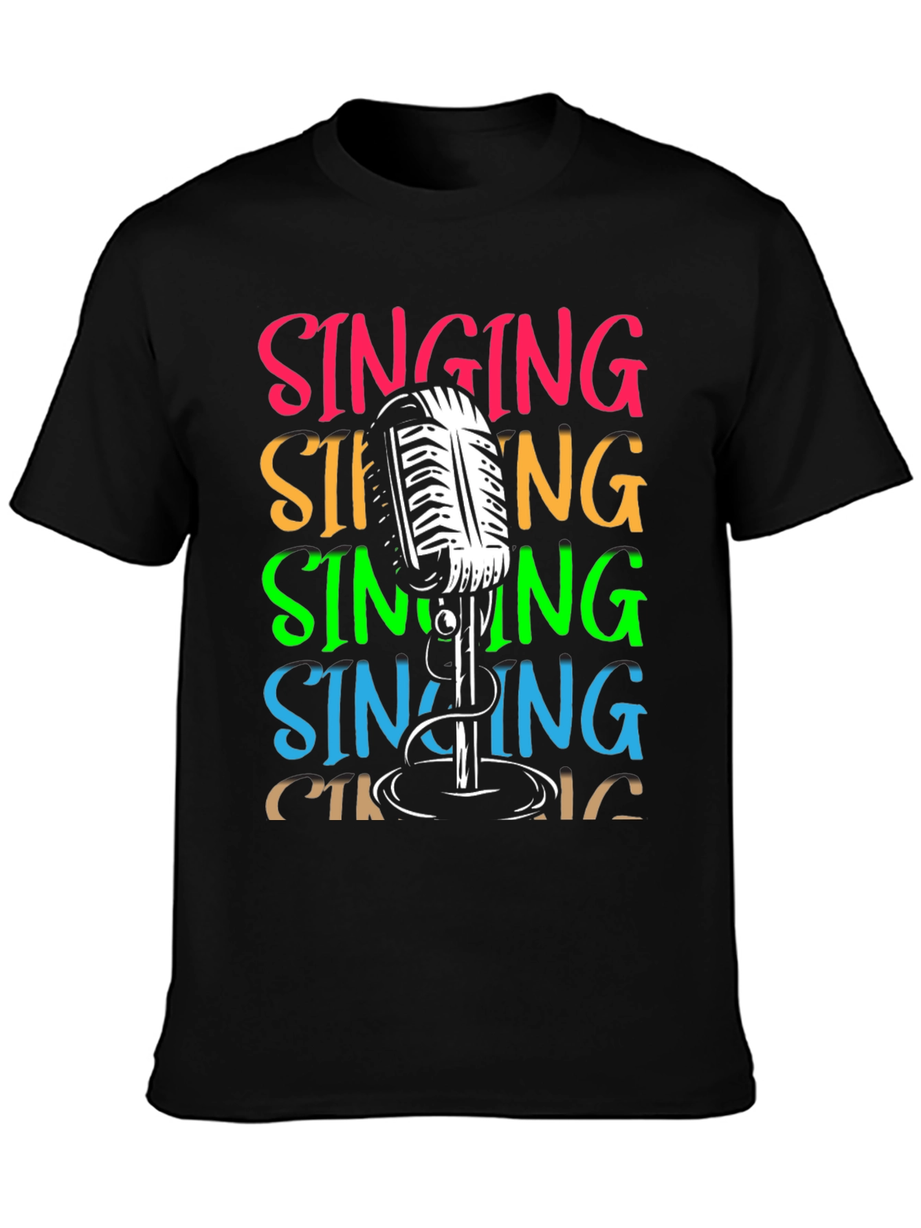 Singing Microphone Graphic Tee