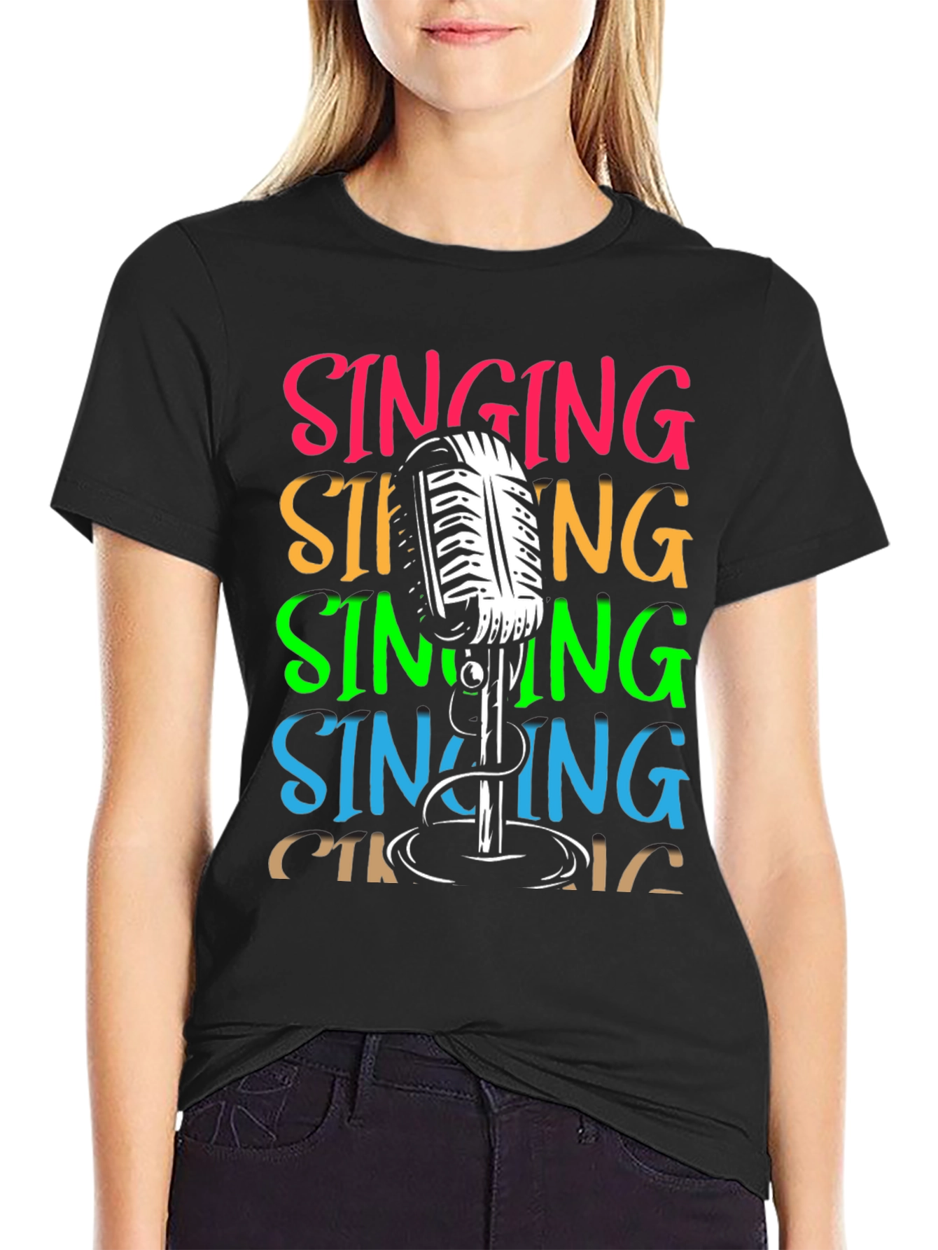 Singing Microphone Graphic Tee