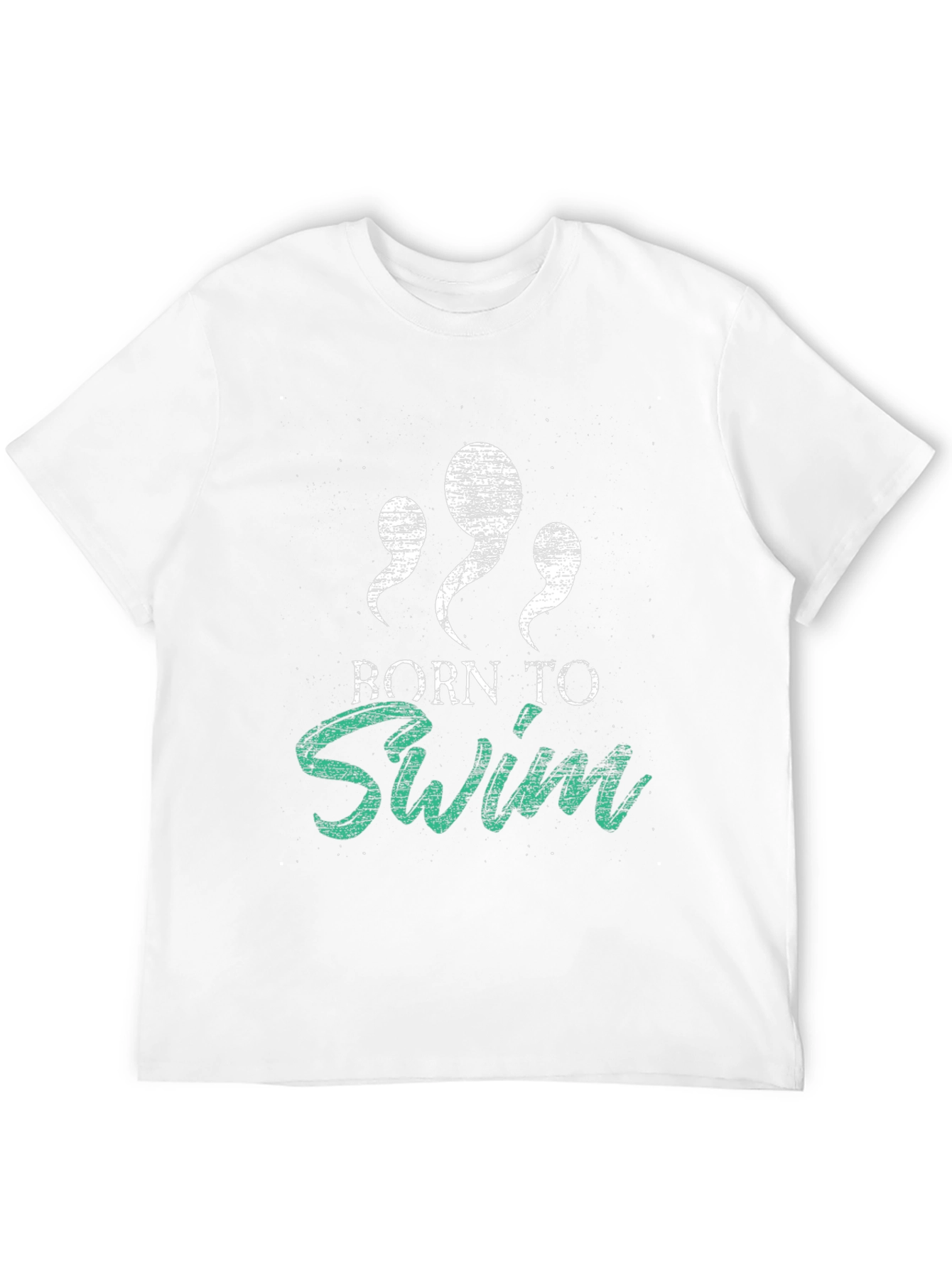 Born to Swim Graphic Tee - Black
