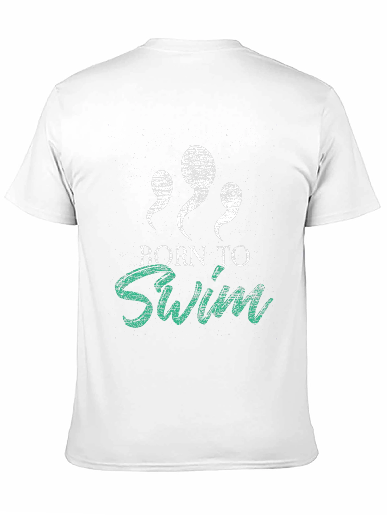 Born to Swim Graphic Tee - Black