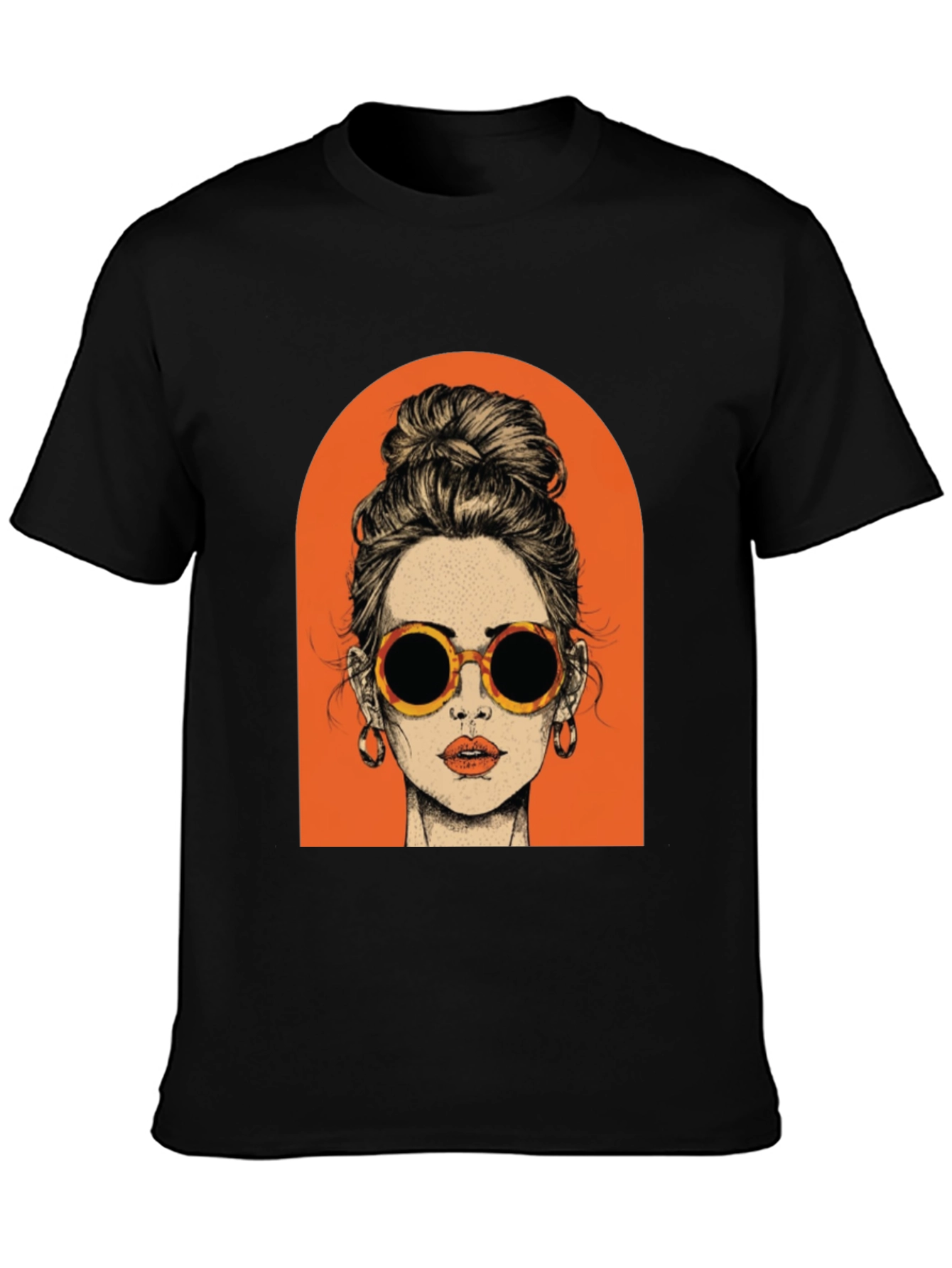 Retro Woman Graphic Tee - Stylish Casual Wear