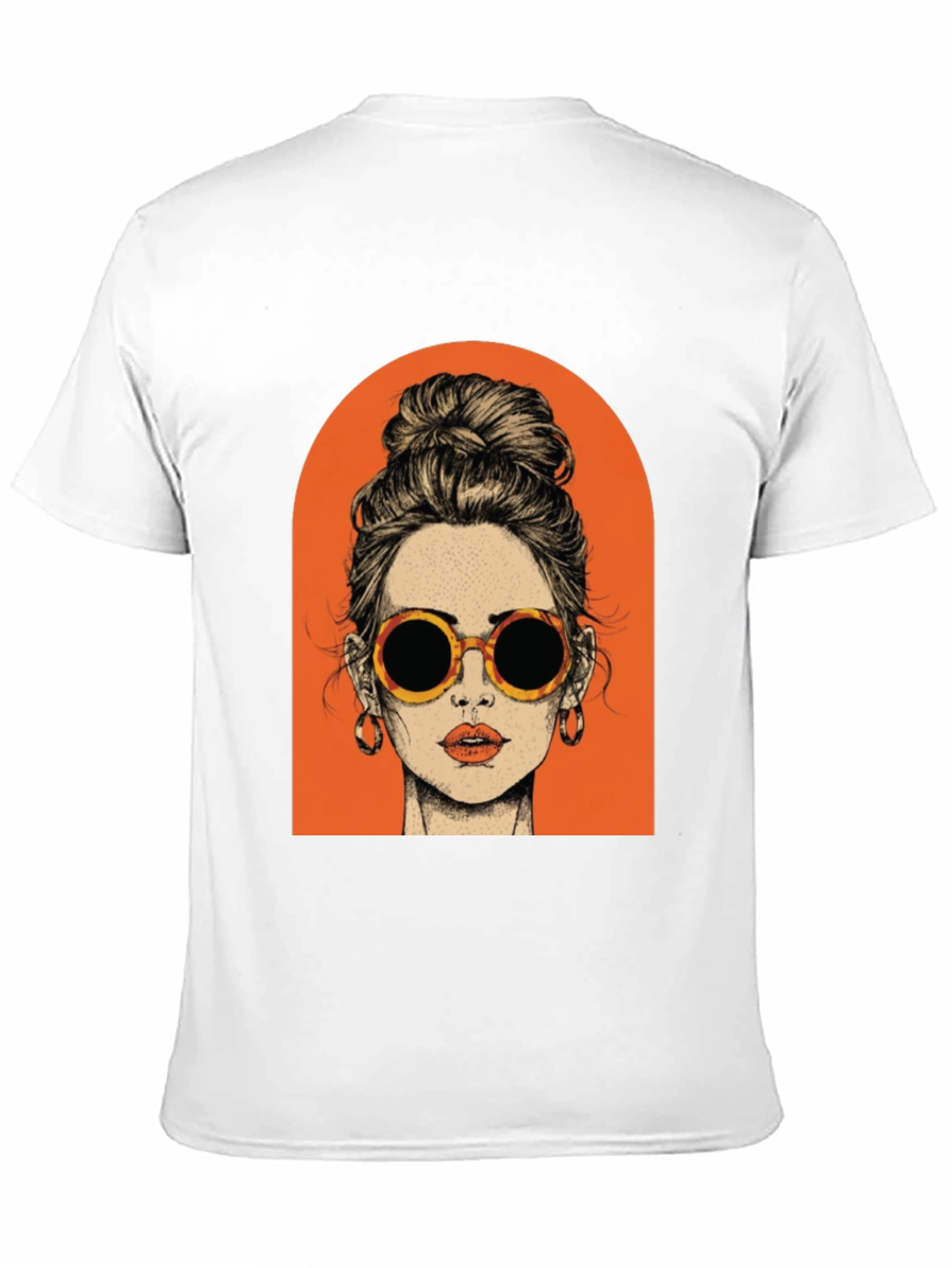 Retro Woman Graphic Tee - Stylish Casual Wear