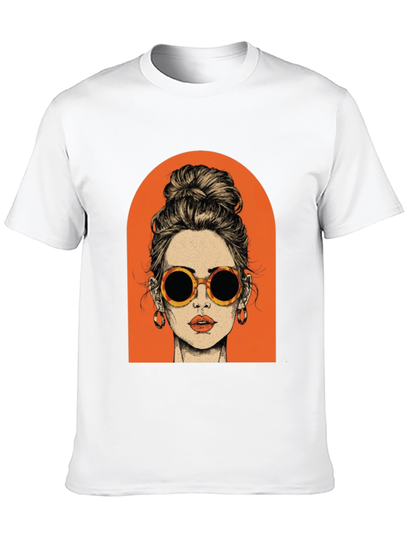 Retro Woman Graphic Tee - Stylish Casual Wear