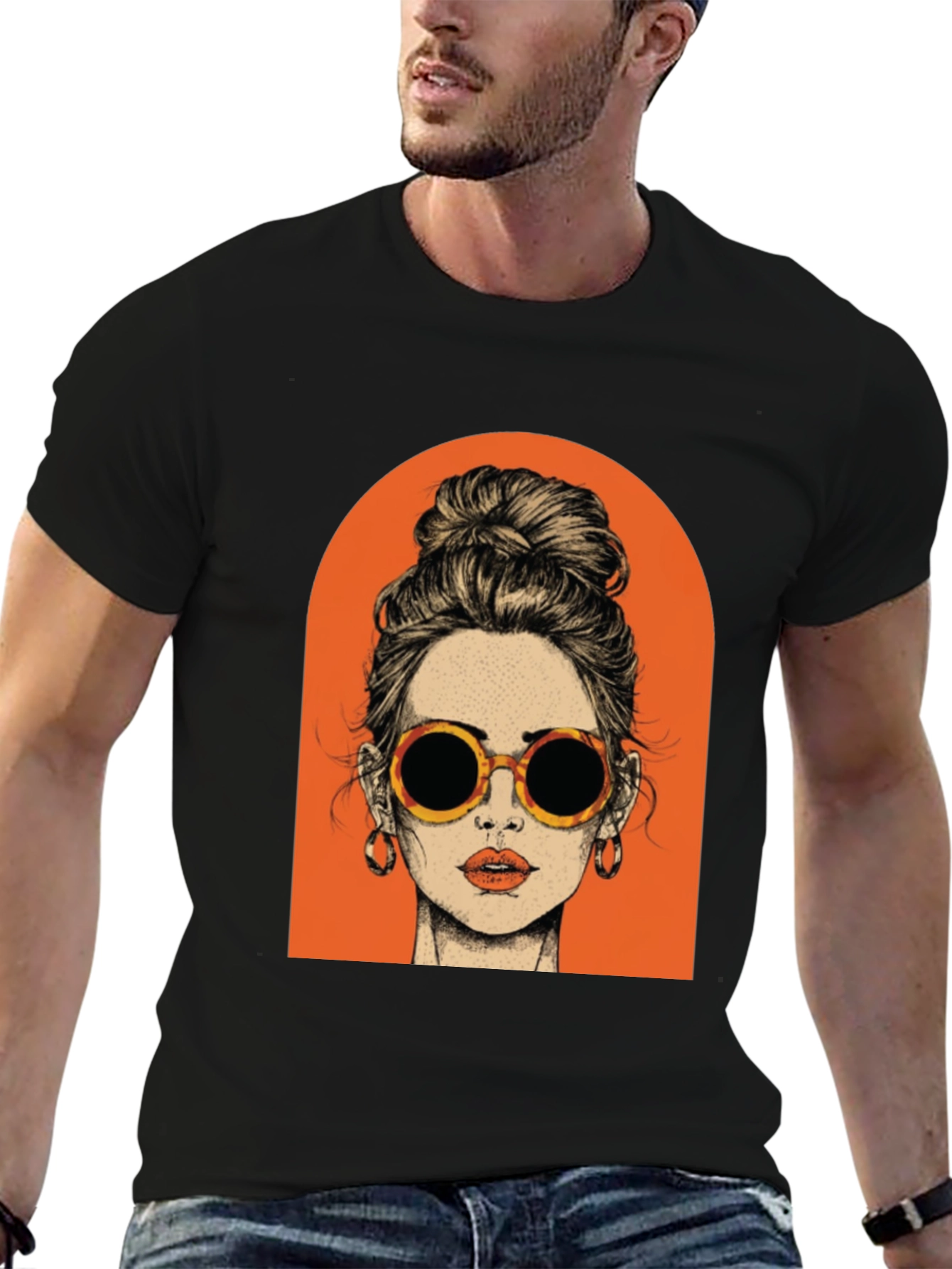 Retro Woman Graphic Tee - Stylish Casual Wear