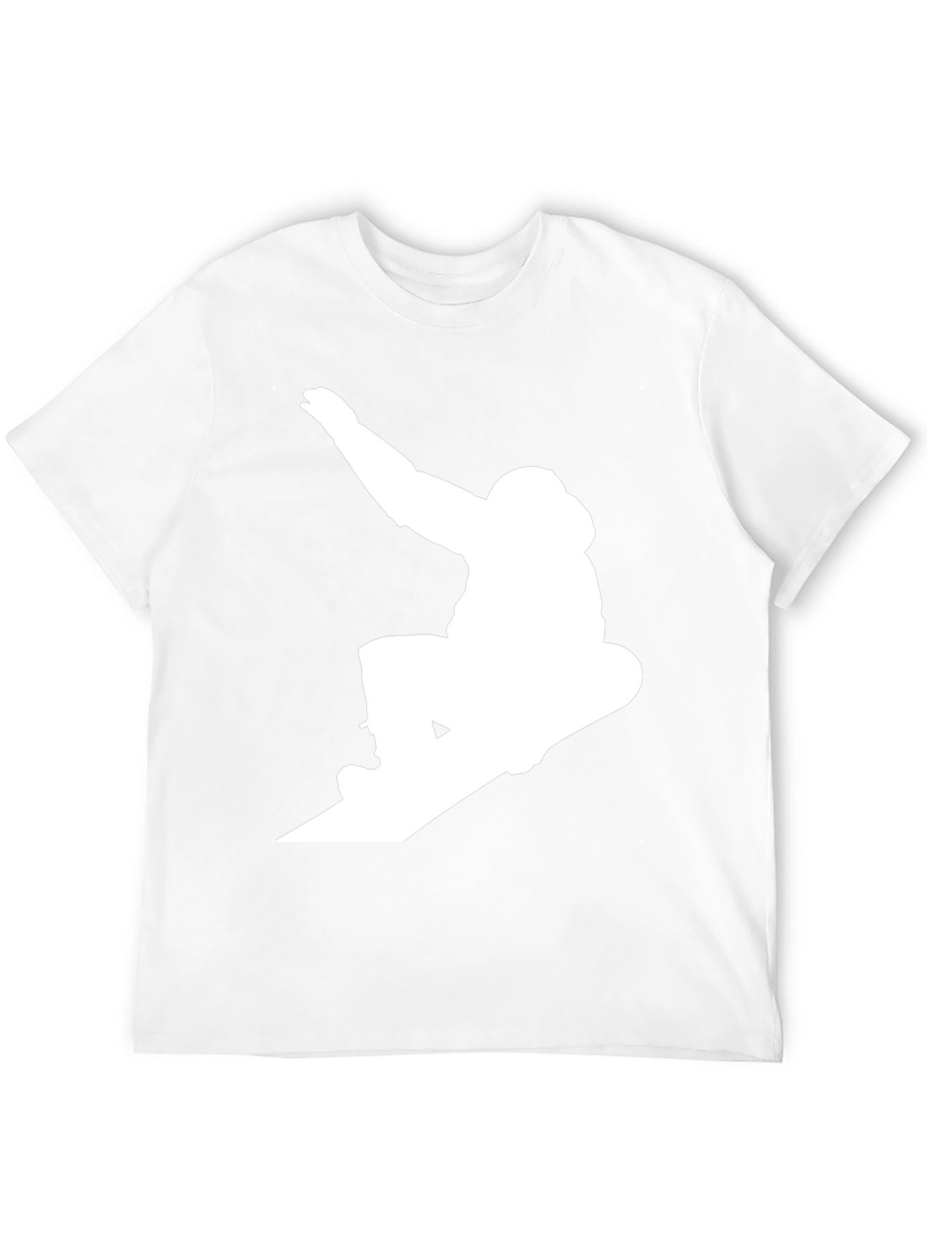 Snowboarder Graphic Tee - Black Cotton Blend