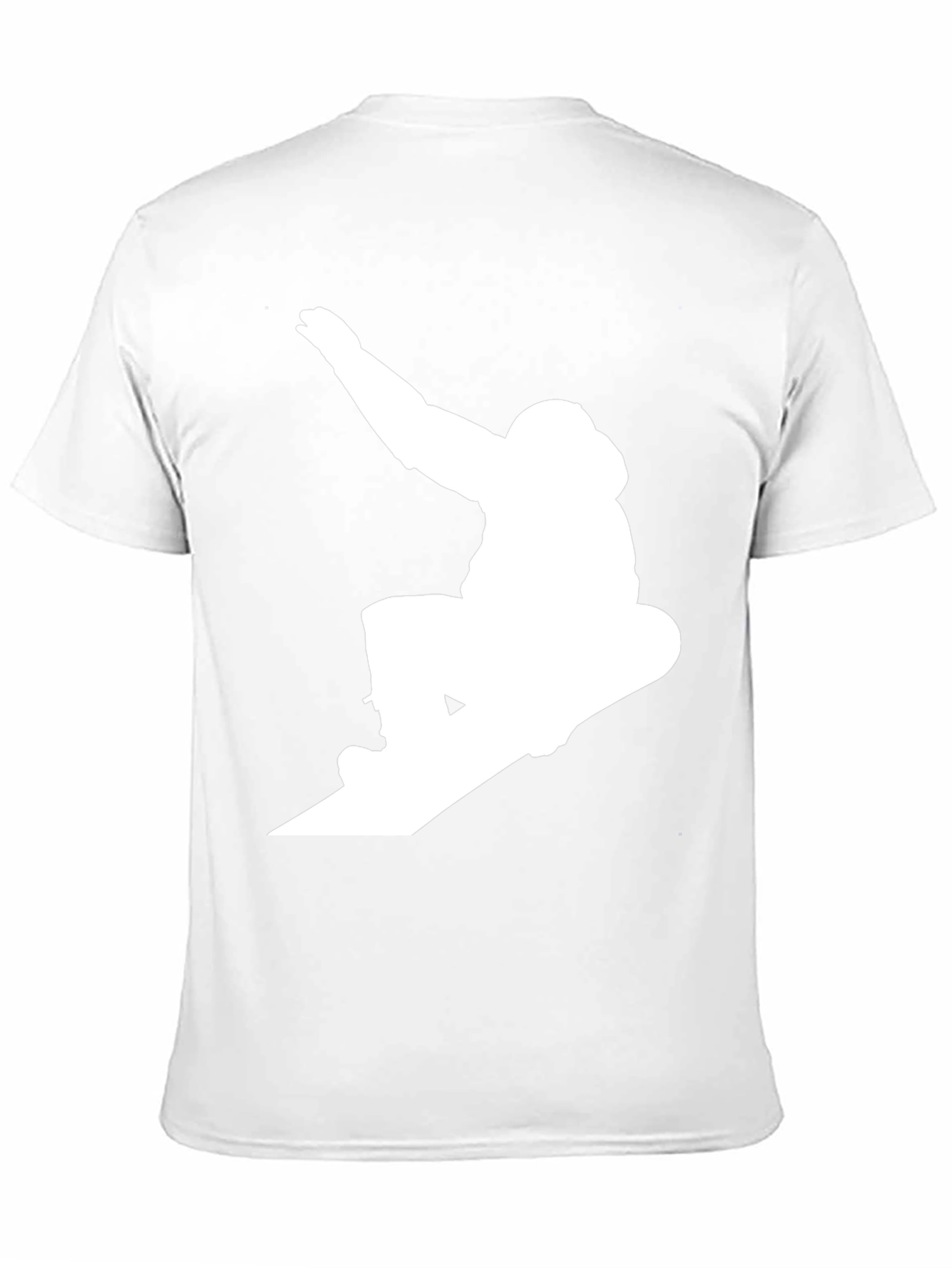 Snowboarder Graphic Tee - Black Cotton Blend