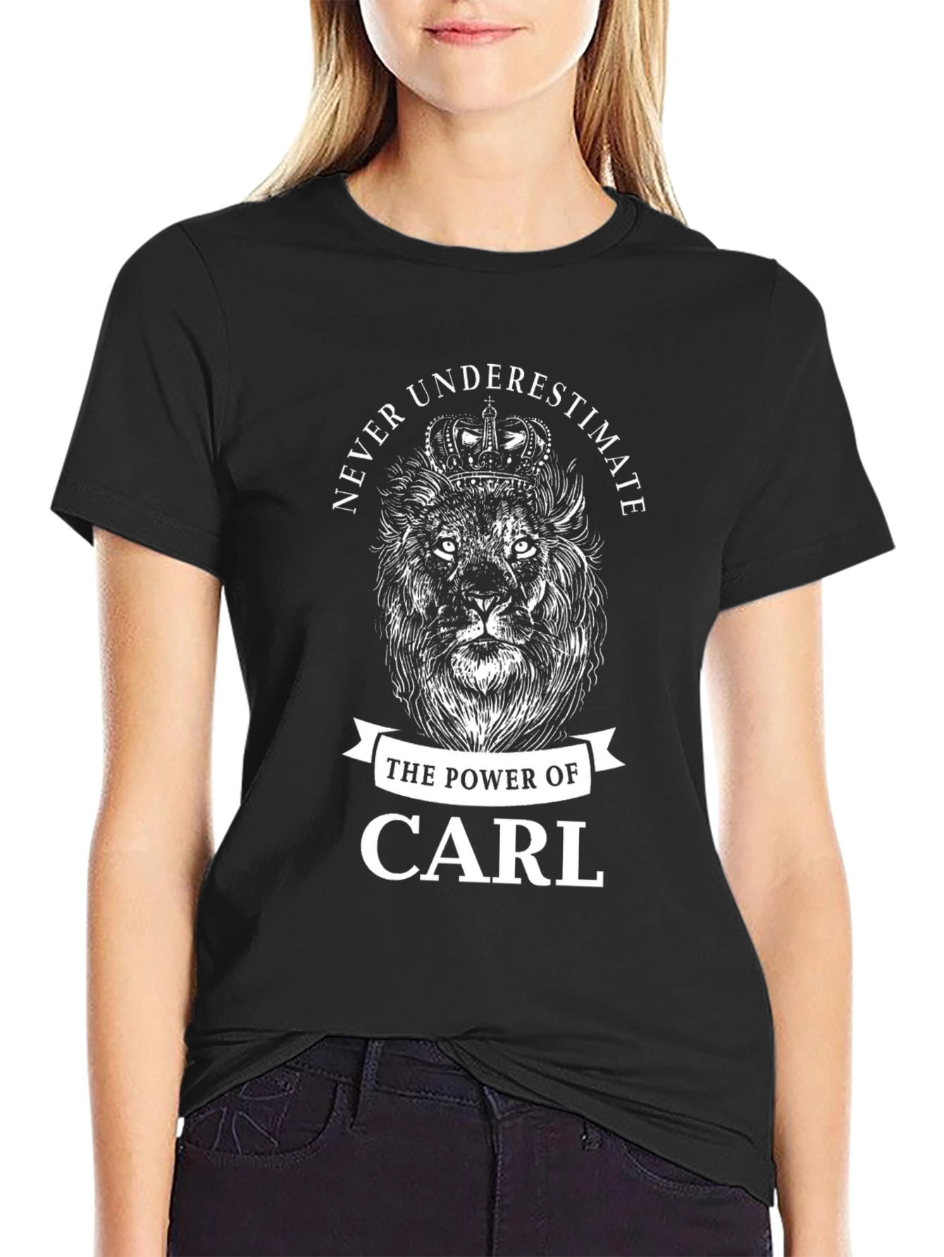 Never Underestimate Carl Lion Graphic Tee
