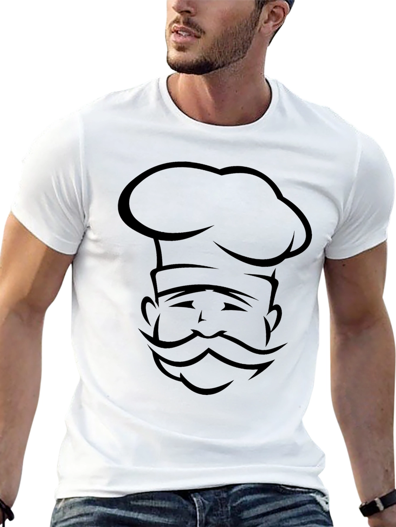 Chef Graphic Black T-Shirt