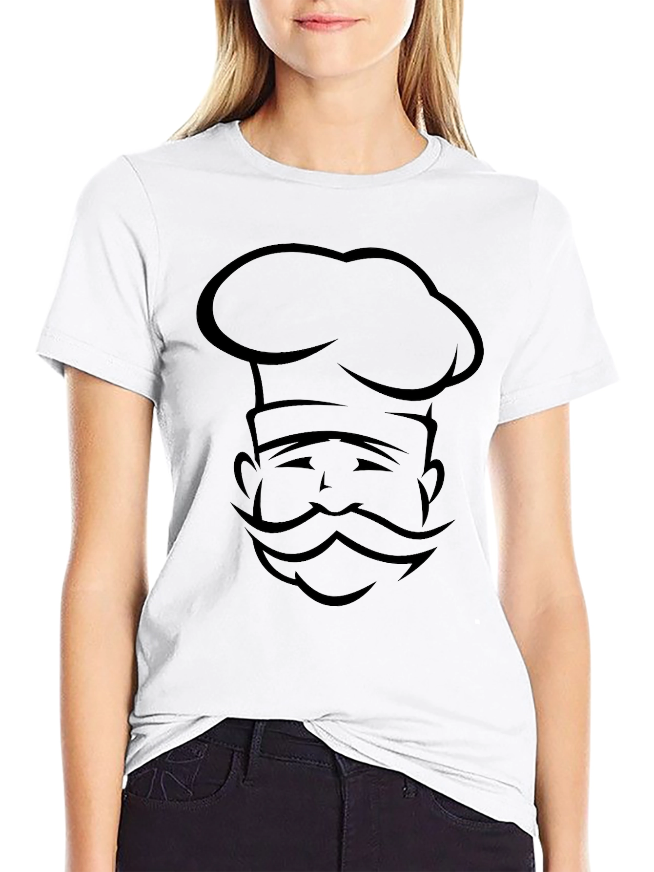 Chef Graphic Black T-Shirt