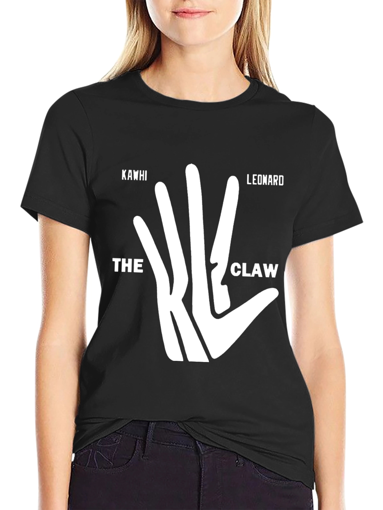 Kawhi Leonard The Claw Black T-Shirt