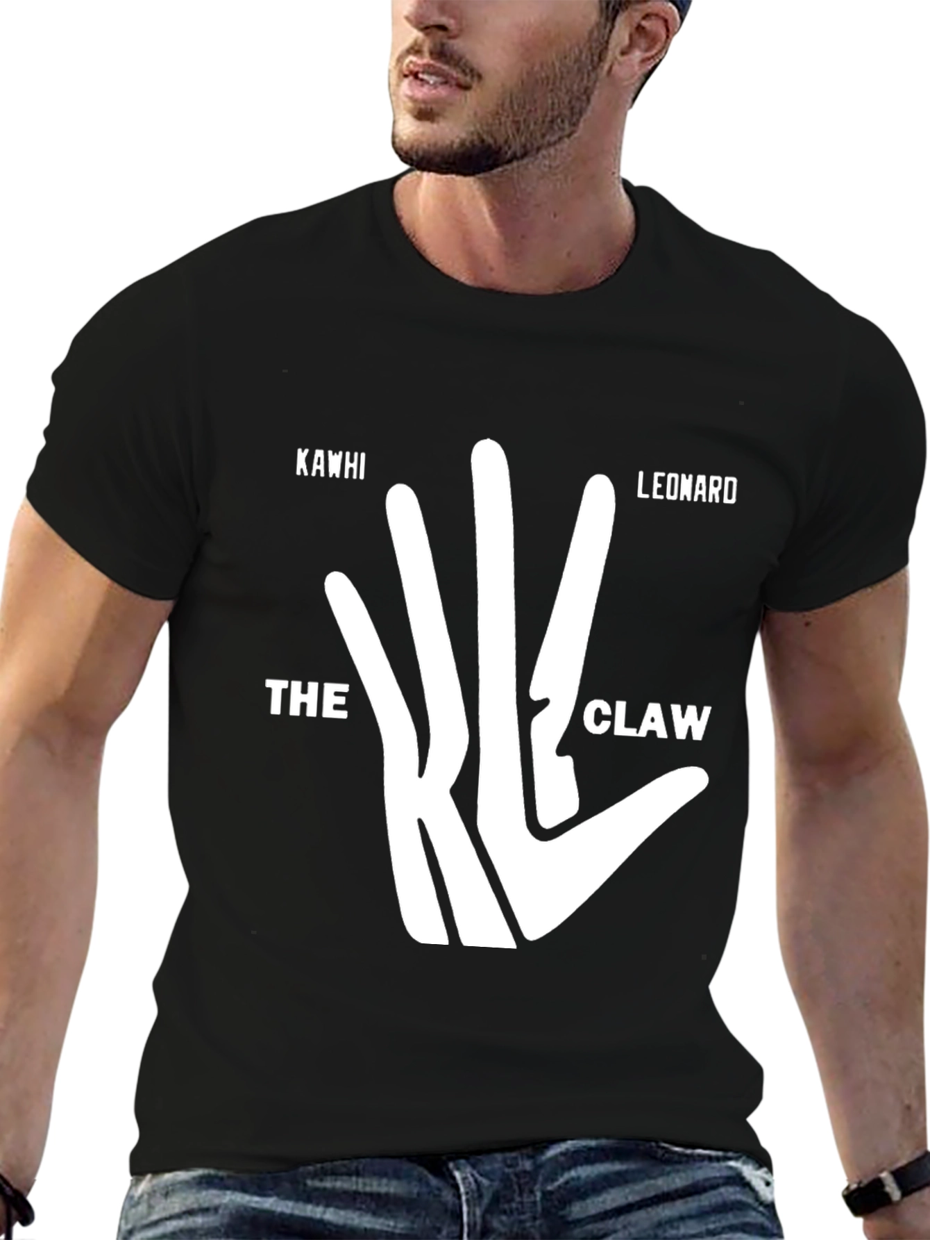 Kawhi Leonard The Claw Black T-Shirt