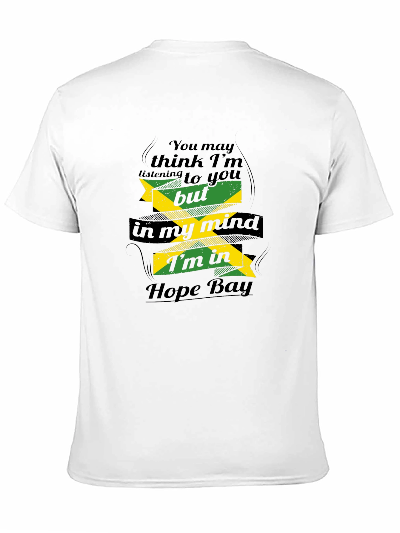 Jamaica Hope Bay T-Shirt - Mens Black Tee