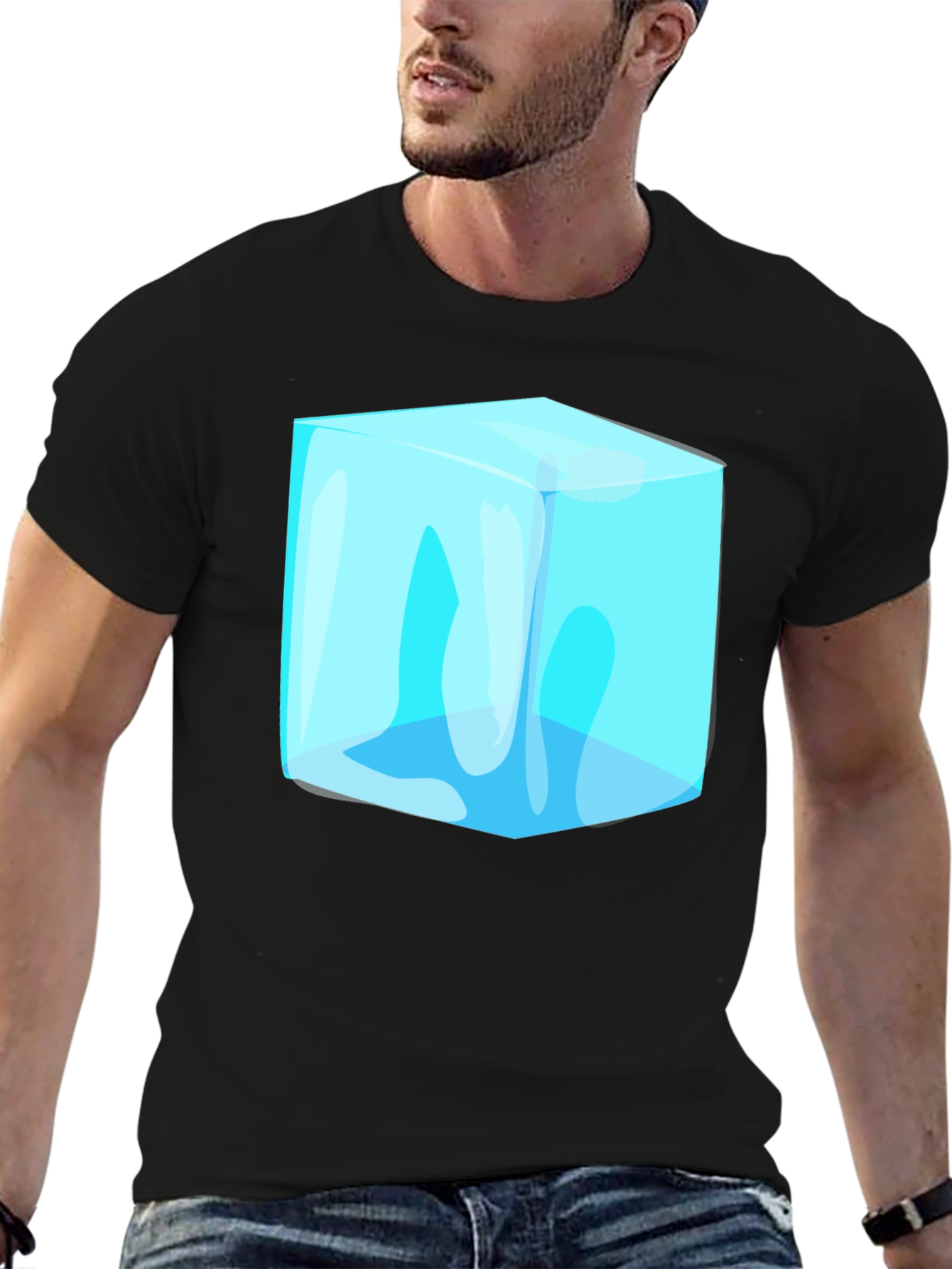 Cool Cube Graphic Tee - Modern Design