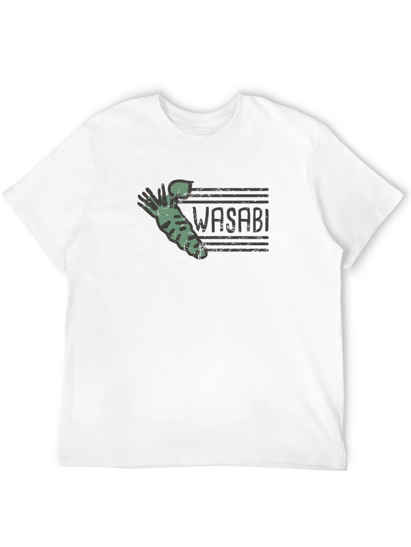 Wasabi Graphic Tee - Unique Japanese Food Shirt