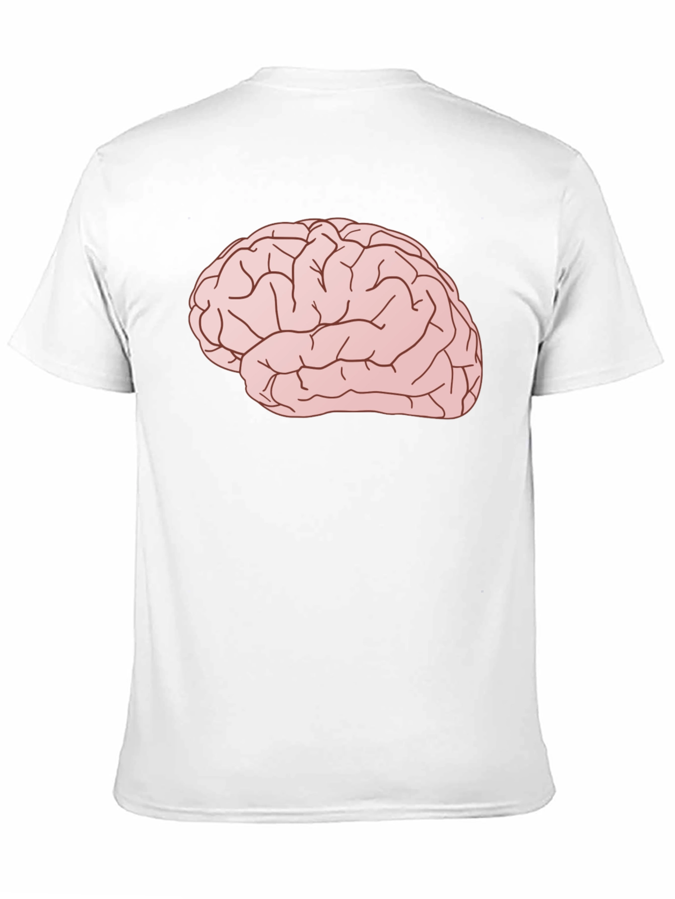 Brain Graphic Tee - Smart & Stylish Black T-Shirt