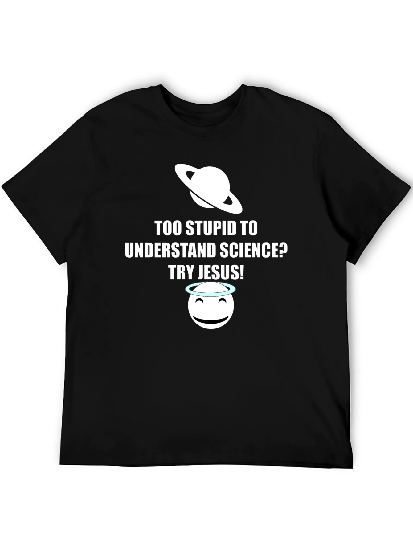 Science vs. Religion Graphic Tee