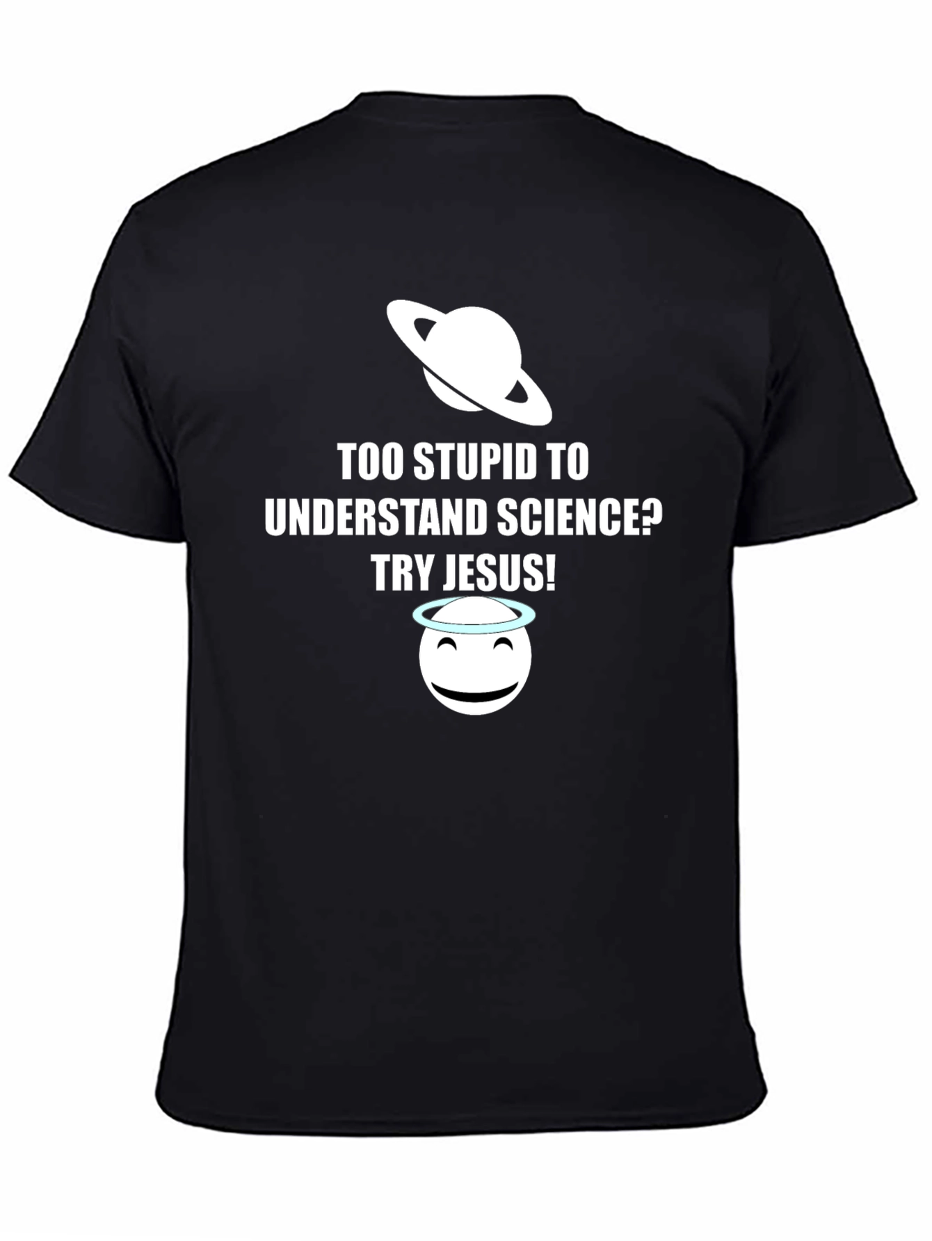 Science vs. Religion Graphic Tee