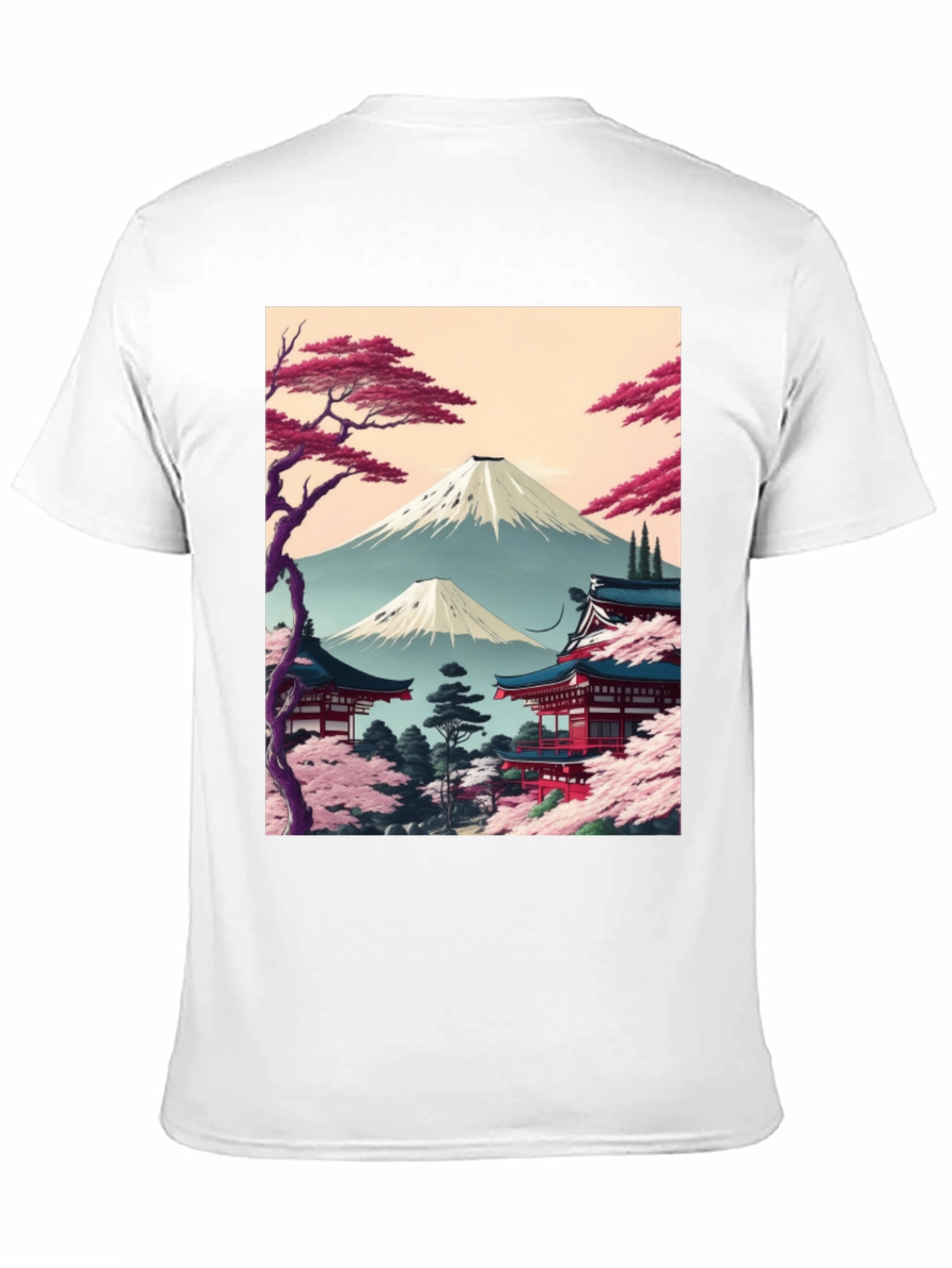 Japanese Mt. Fuji Graphic T-Shirt