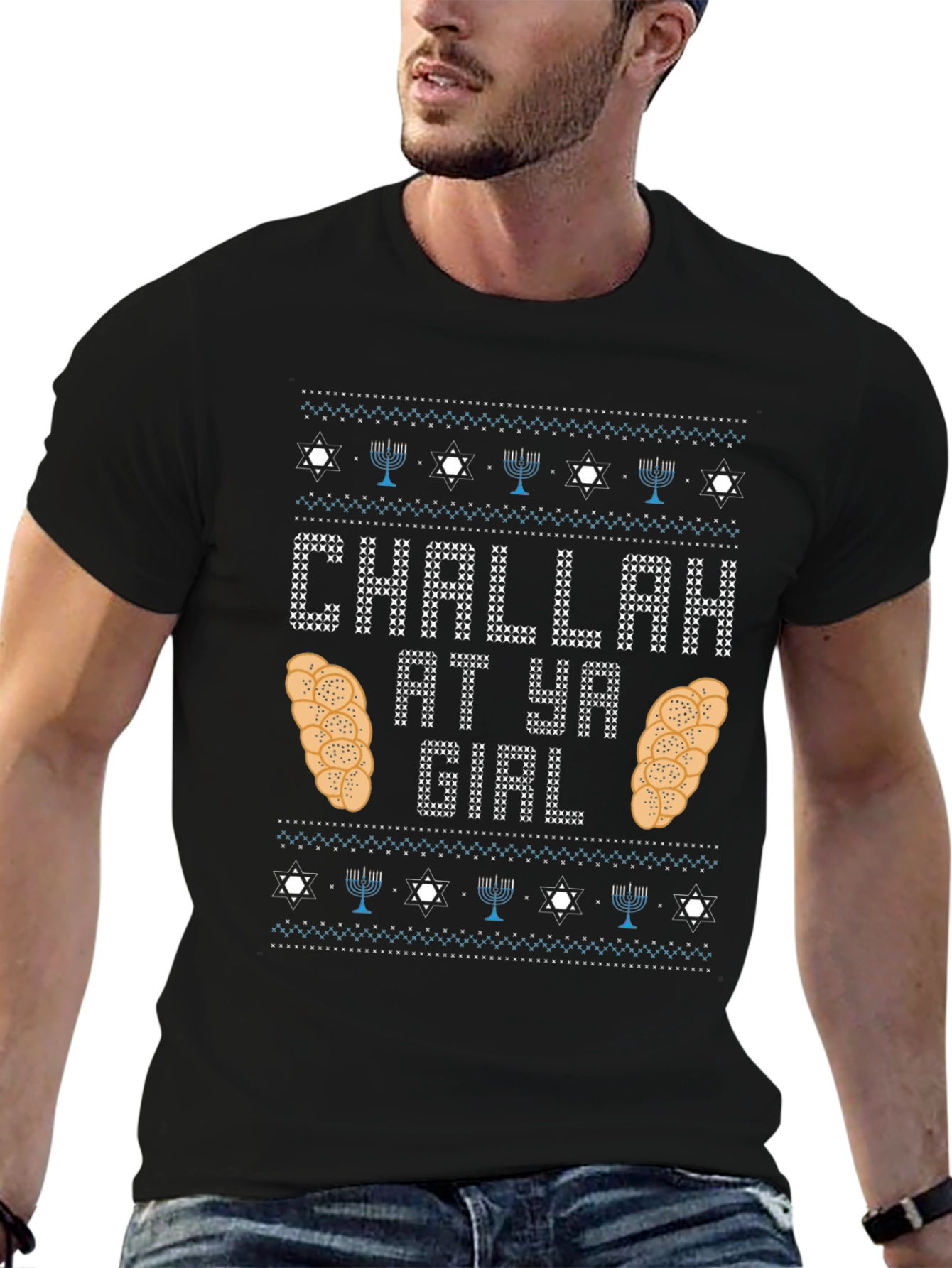 Challah at Ya Girl Hanukkah T-Shirt