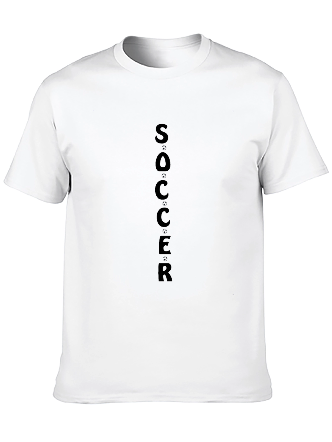 Soccer Graphic T-Shirt - Black - Mens