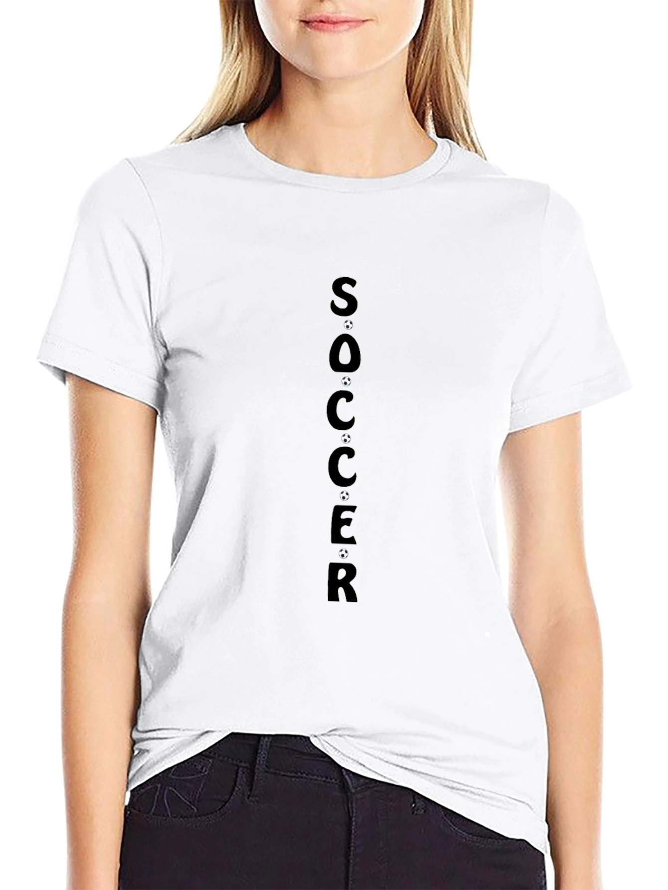 Soccer Graphic T-Shirt - Black - Mens