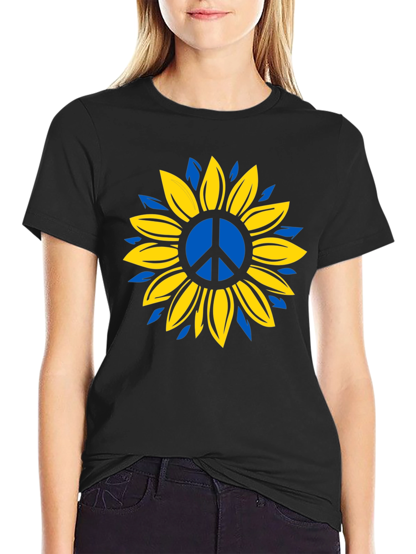 Ukraine Peace Sunflower T-Shirt