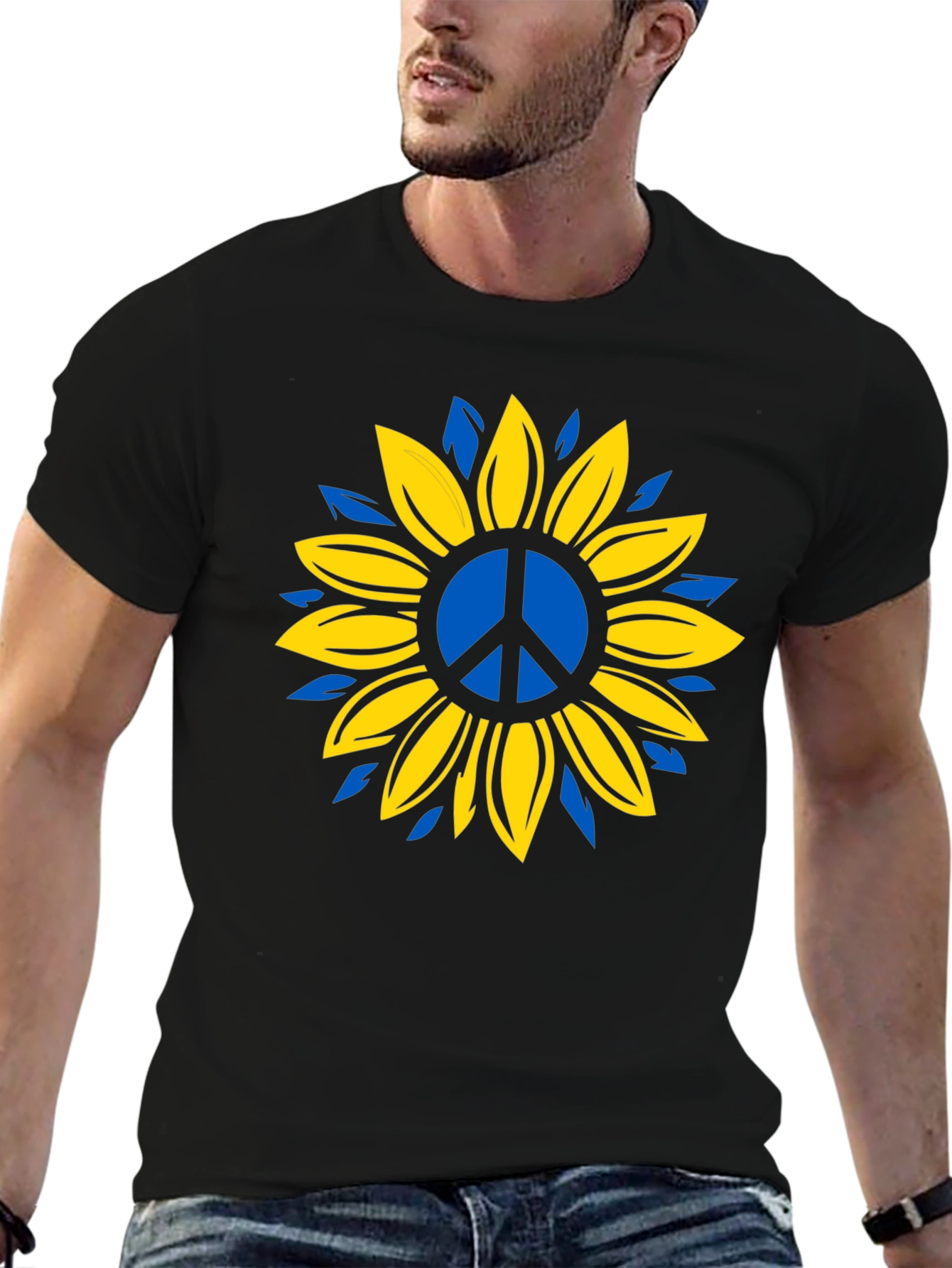 Ukraine Peace Sunflower T-Shirt