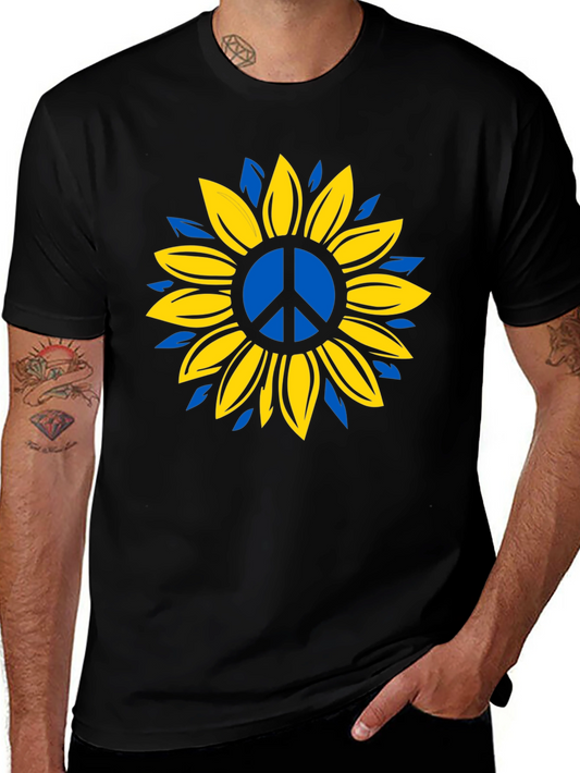 Ukraine Peace Sunflower T-Shirt