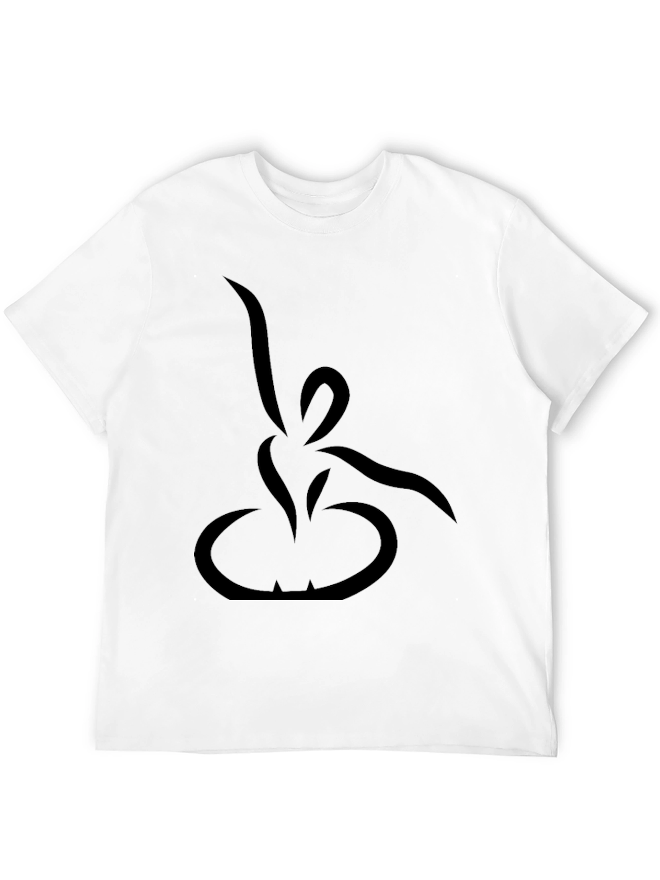 Modern Minimalist Black Graphic Tee