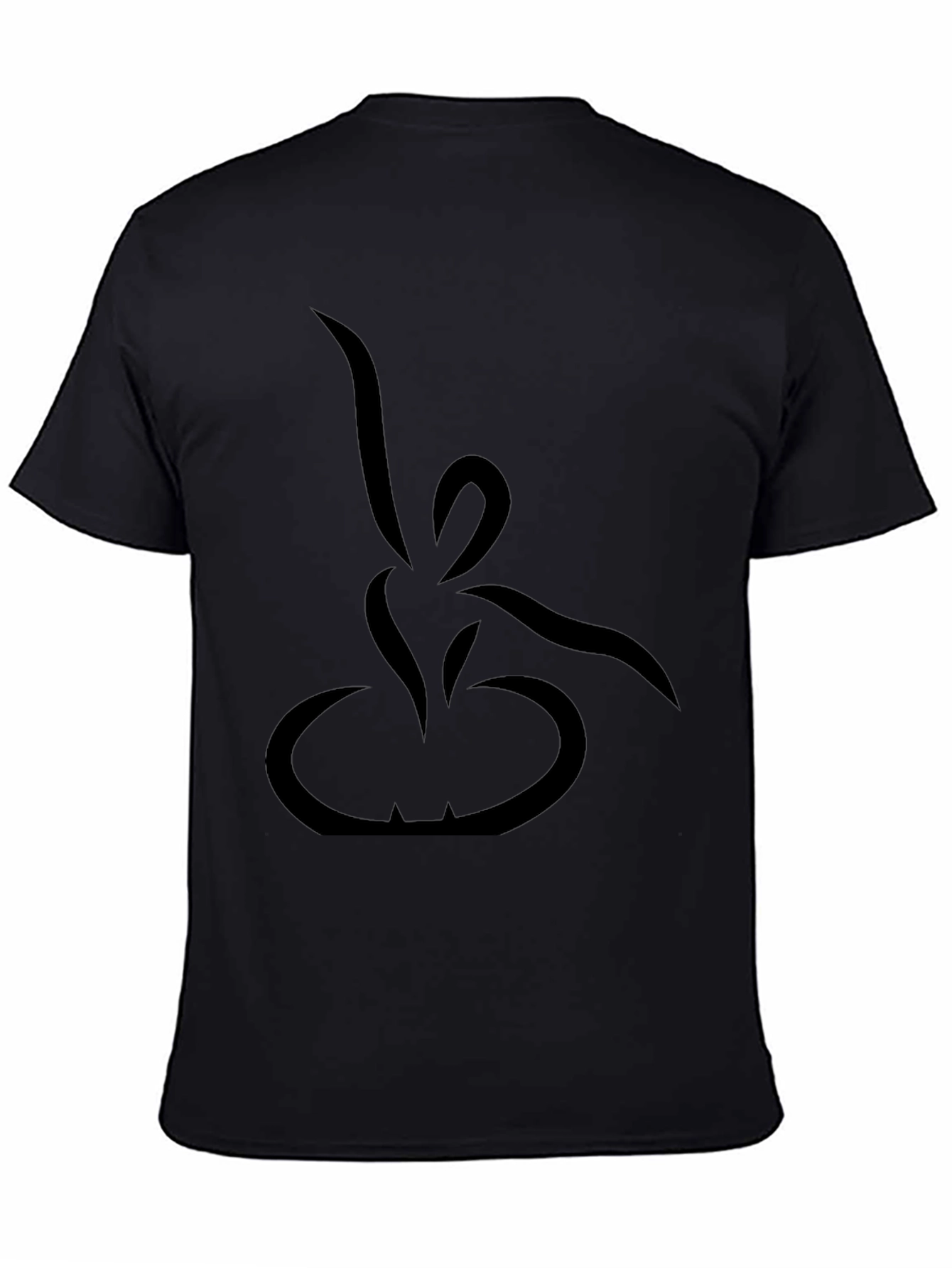 Modern Minimalist Black Graphic Tee