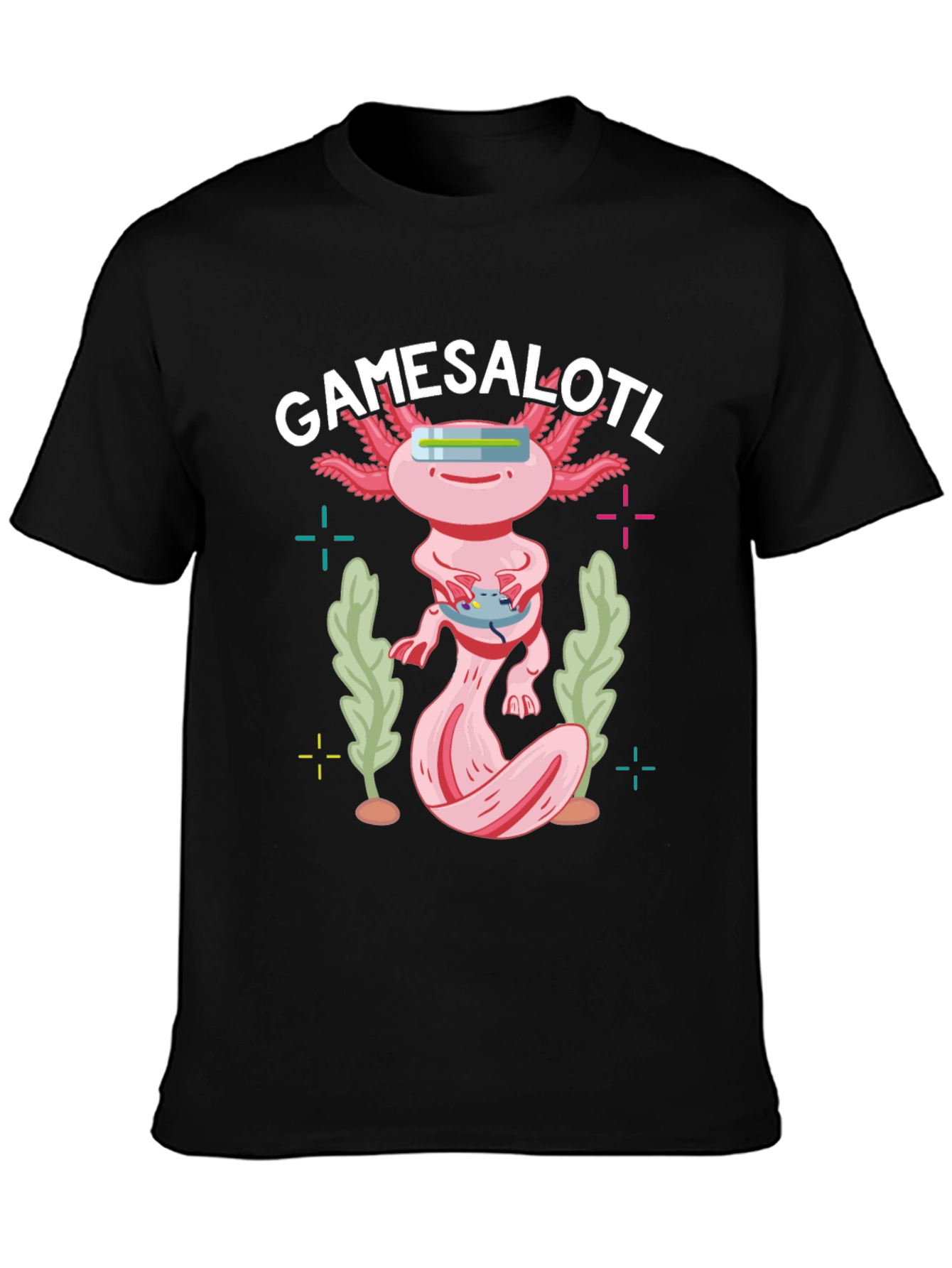 Gamesalotl Black T-Shirt
