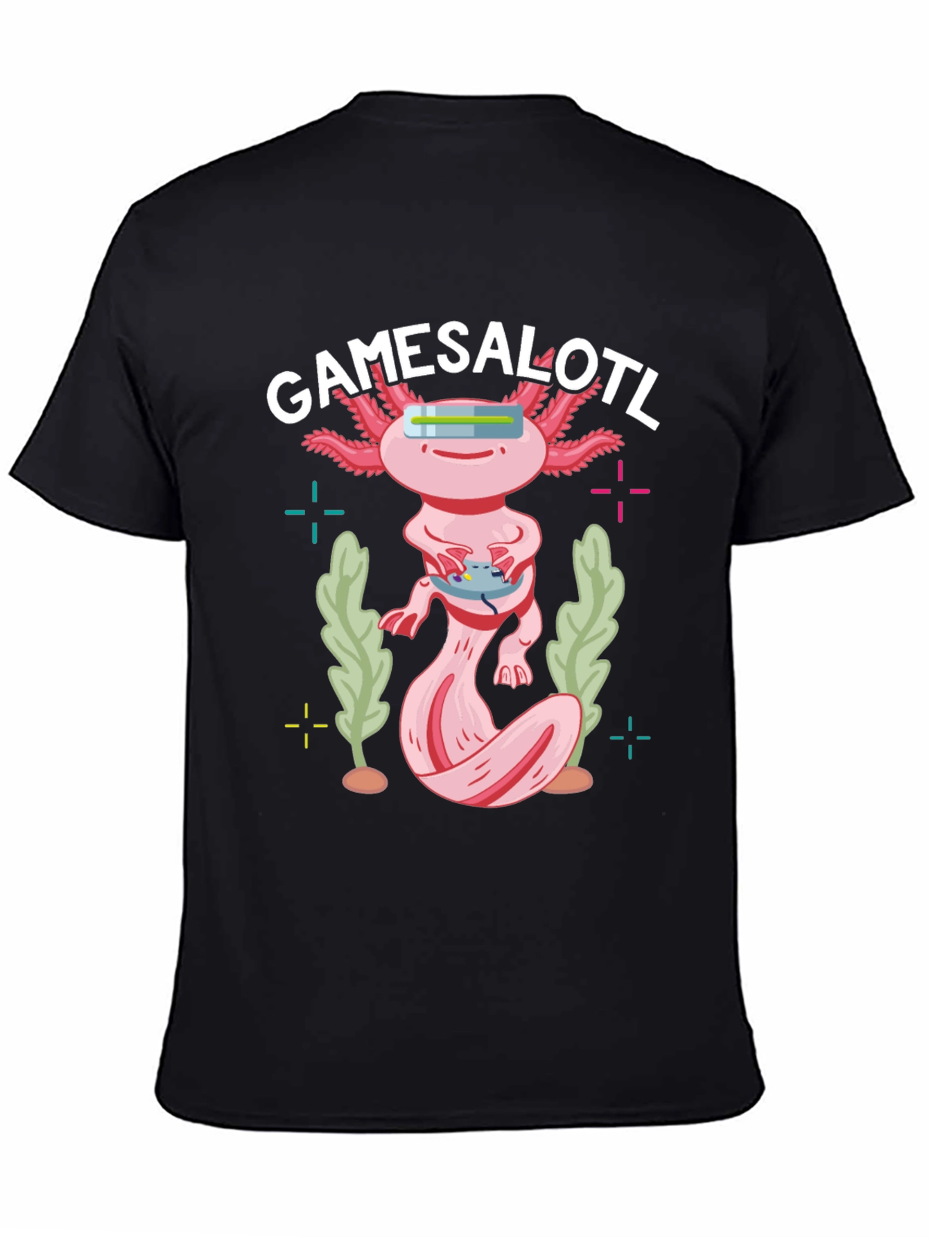 Gamesalotl Black T-Shirt