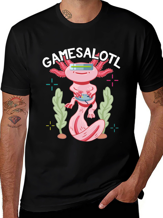 Gamesalotl Black T-Shirt