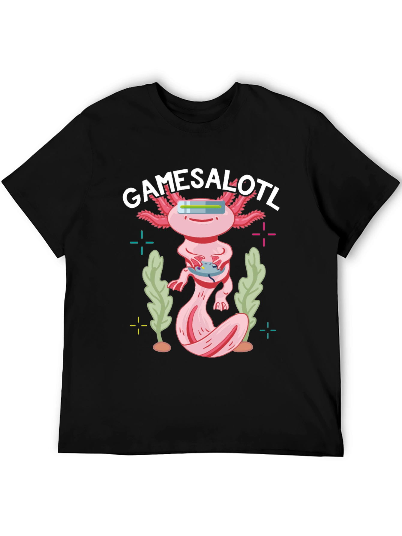 Gamesalotl Black T-Shirt