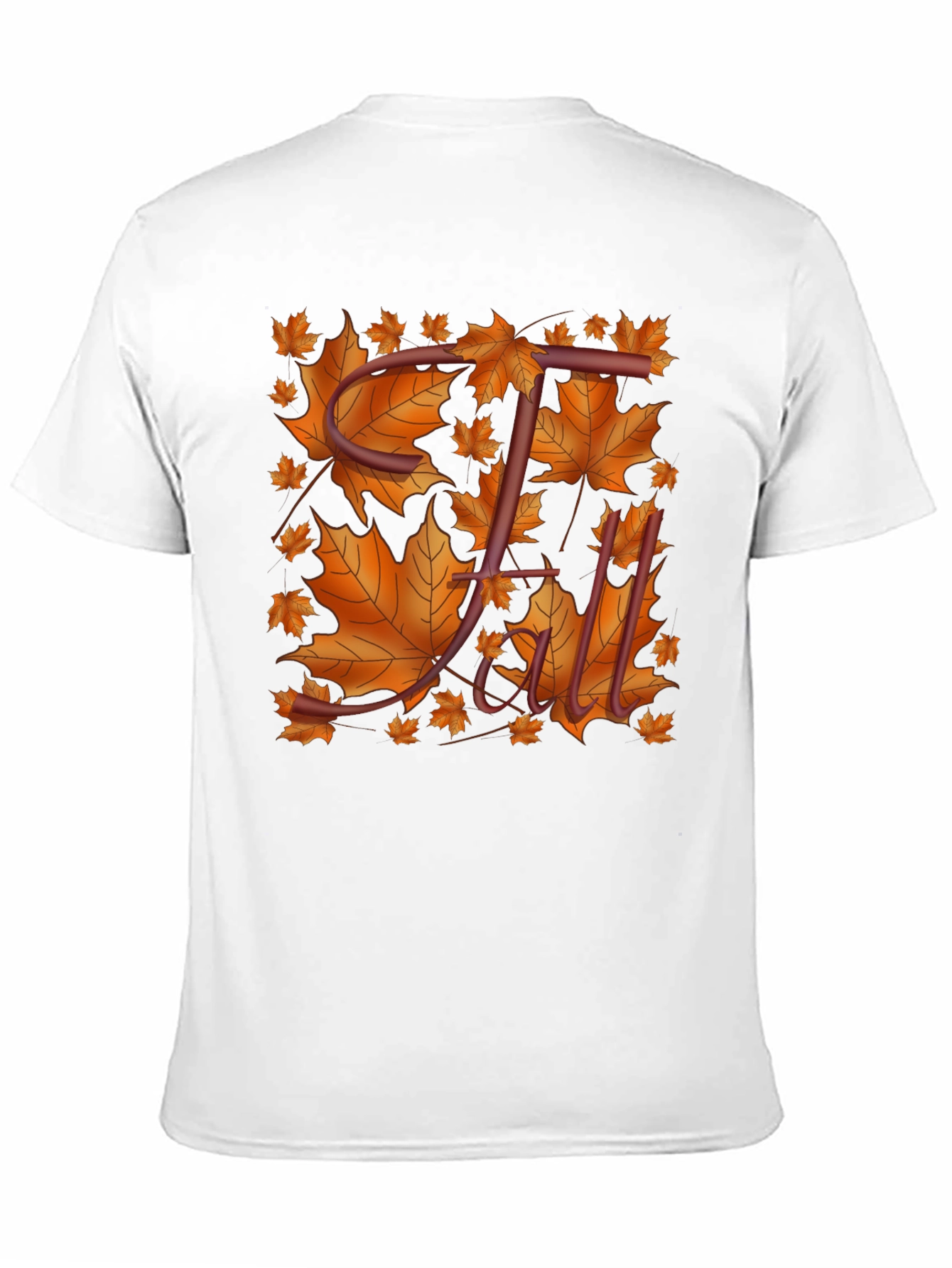 Fall Leaves T-Shirt - Stylish Autumn Design